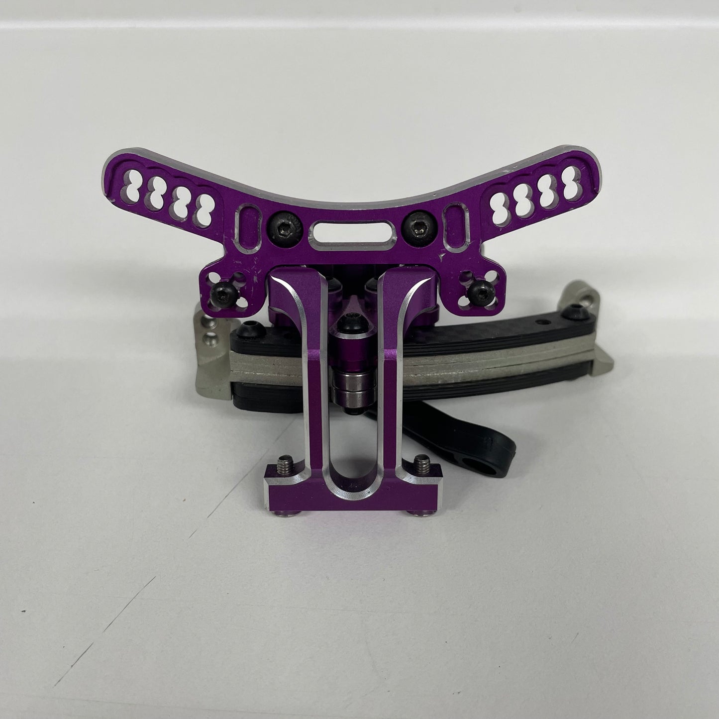 Genuine Yokomo Purple Slide Rack Bulkhead Set Up Shock Tower