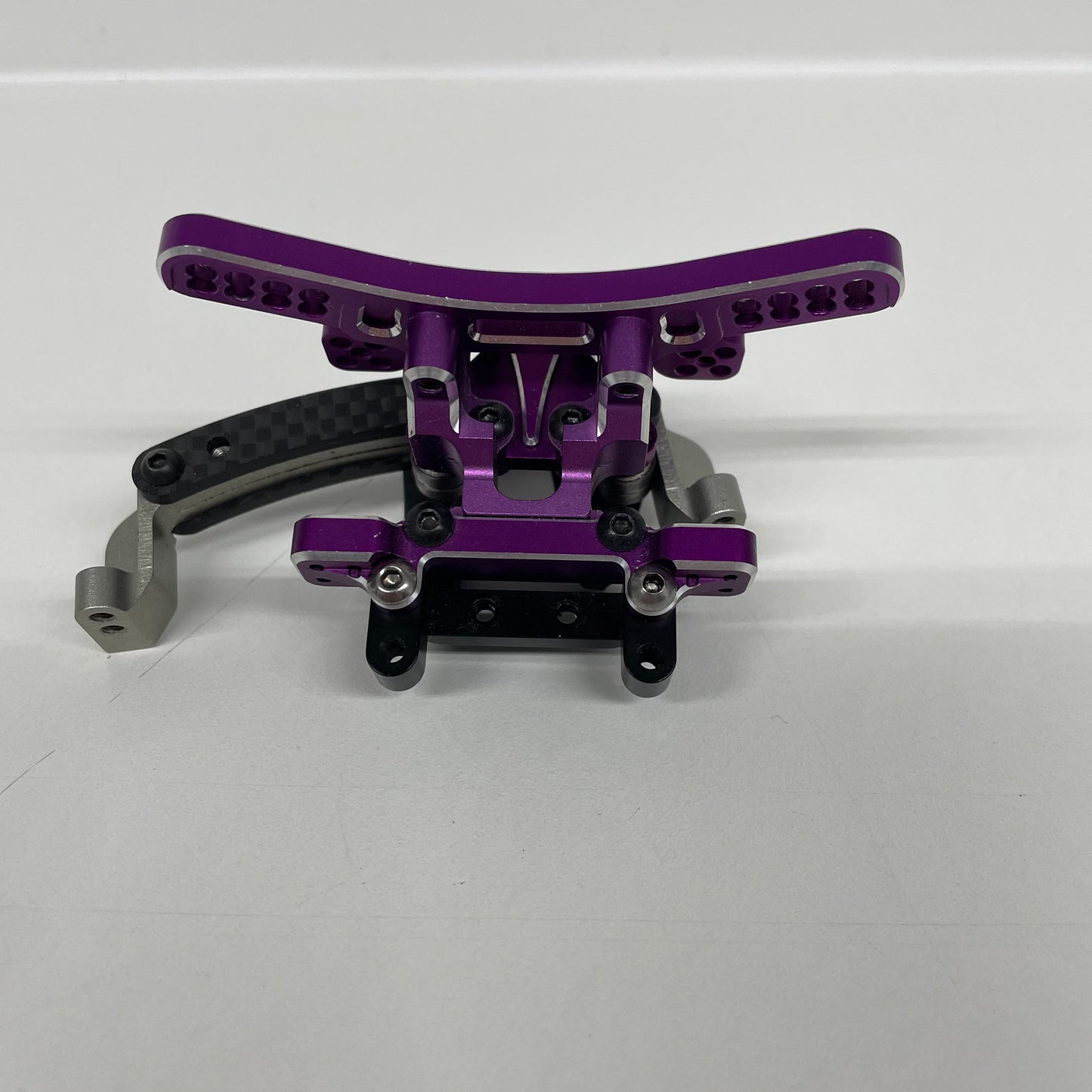 Genuine Yokomo Purple Slide Rack Bulkhead Set Up Shock Tower