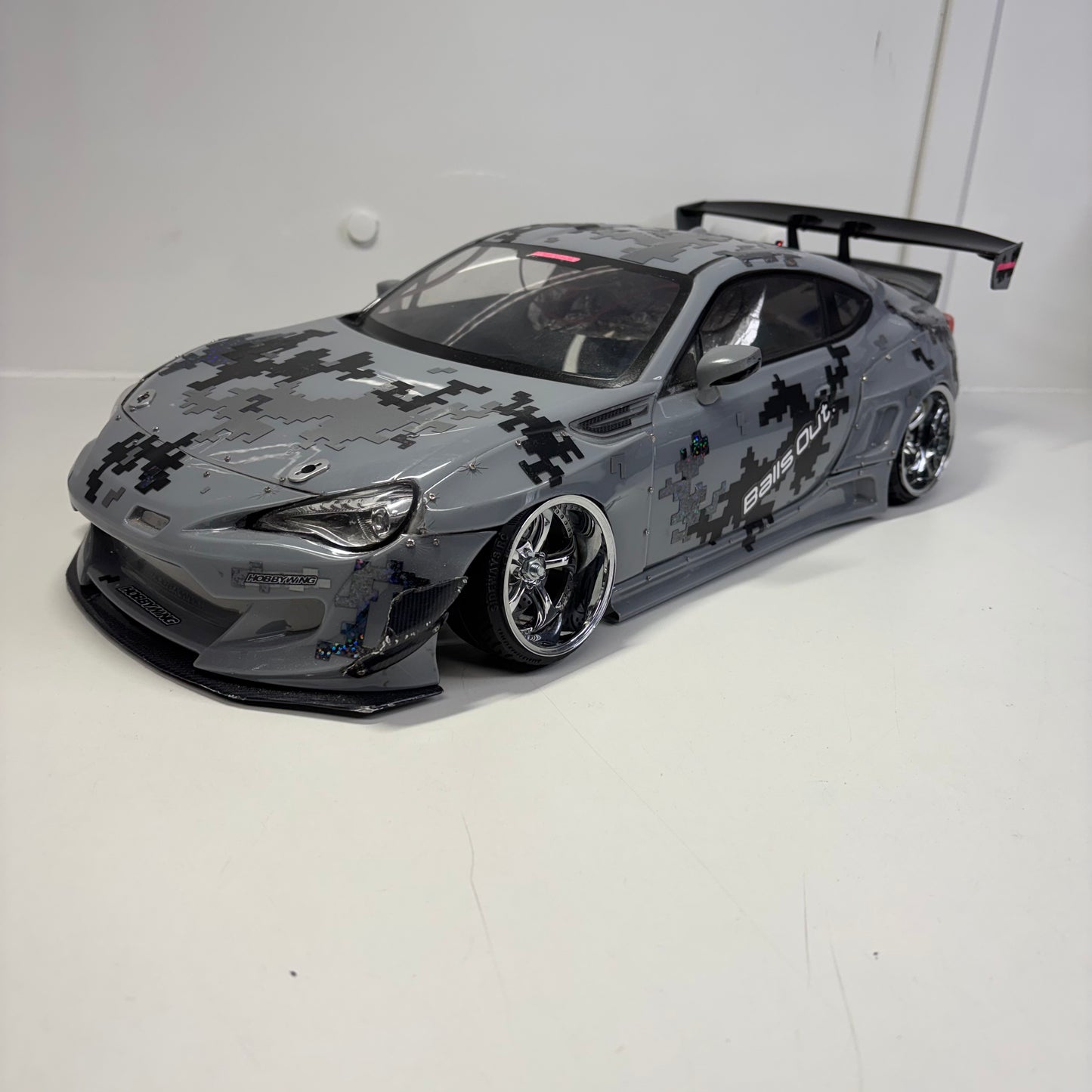 Toyota GT86 Digital Camo Bodyshell Overdose Wing