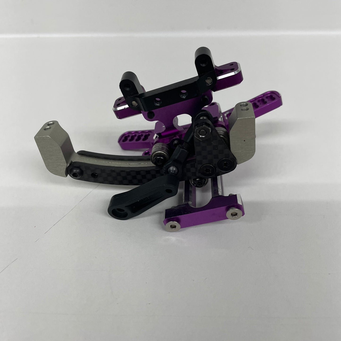 Genuine Yokomo Purple Slide Rack Bulkhead Set Up Shock Tower