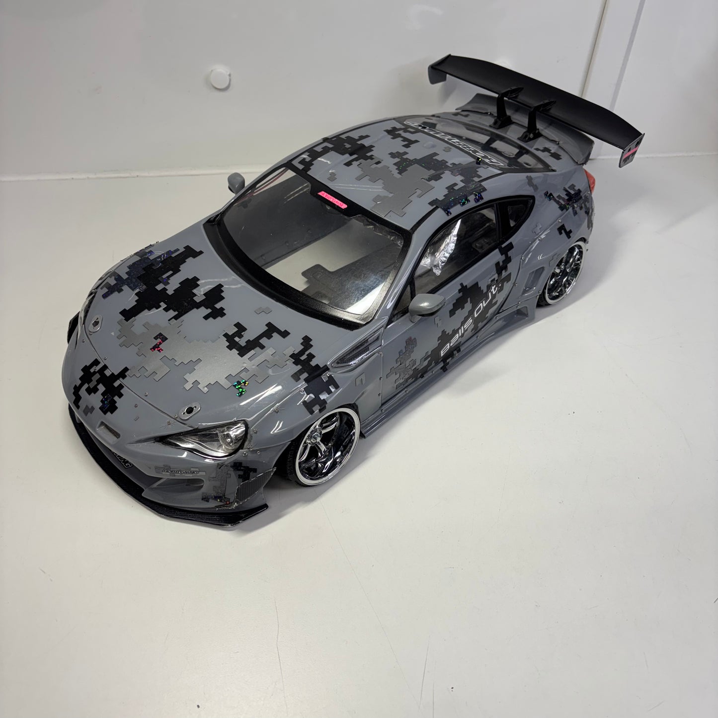 Toyota GT86 Digital Camo Bodyshell Overdose Wing