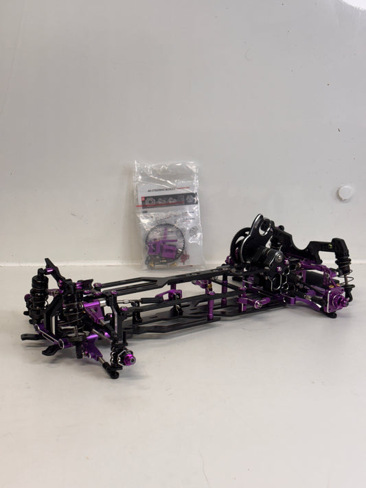 Team AD RD2 RDX Black Purple Alloy Carbon Chassis RWD Carbon Fury
