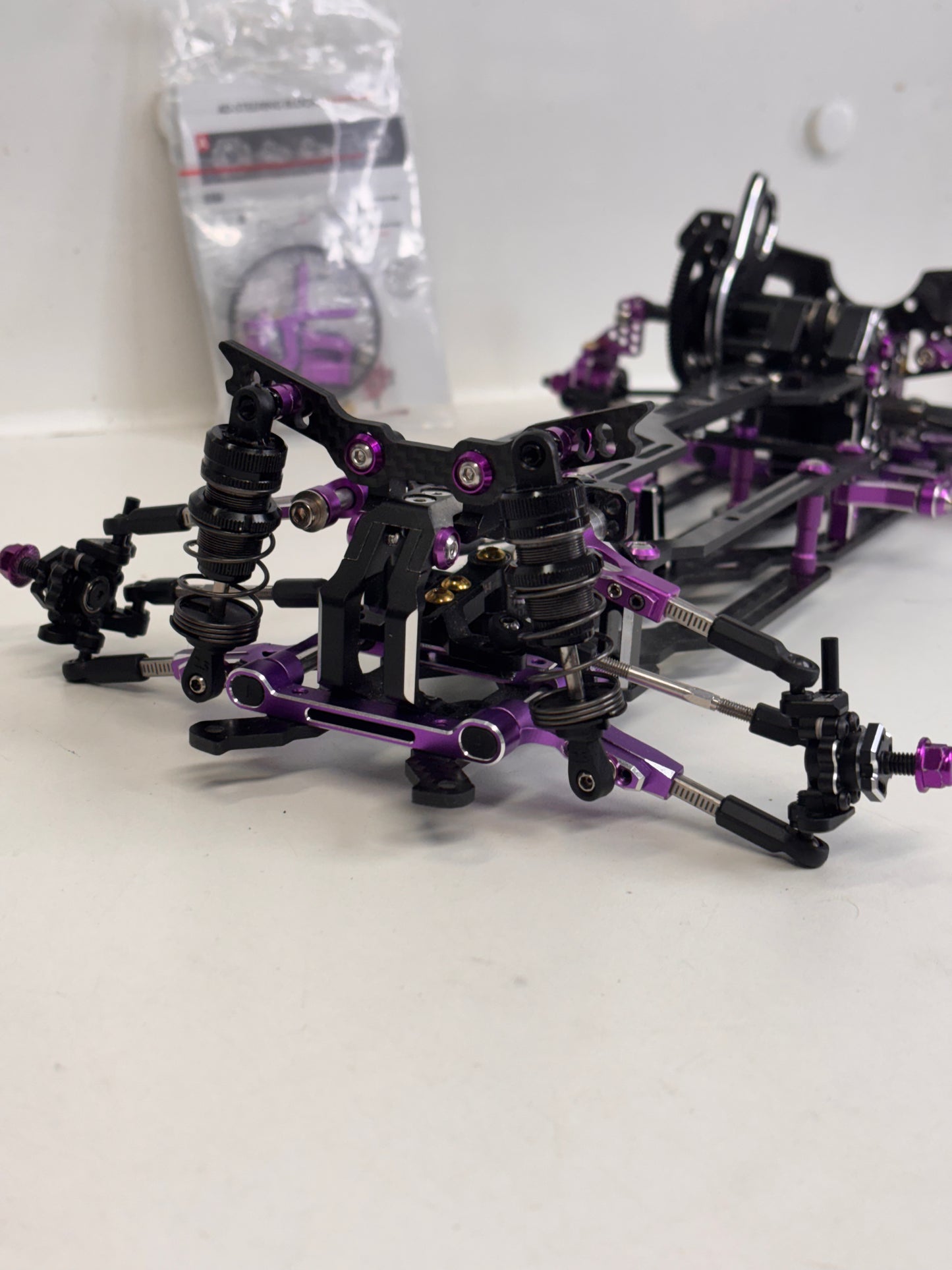Team AD RD2 RDX Black Purple Alloy Carbon Chassis RWD Carbon Fury