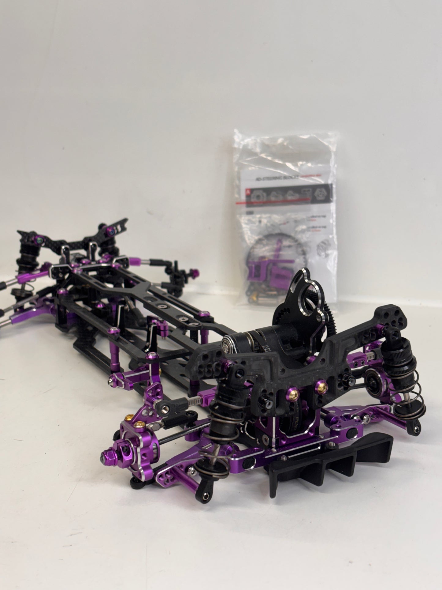 Team AD RD2 RDX Black Purple Alloy Carbon Chassis RWD Carbon Fury