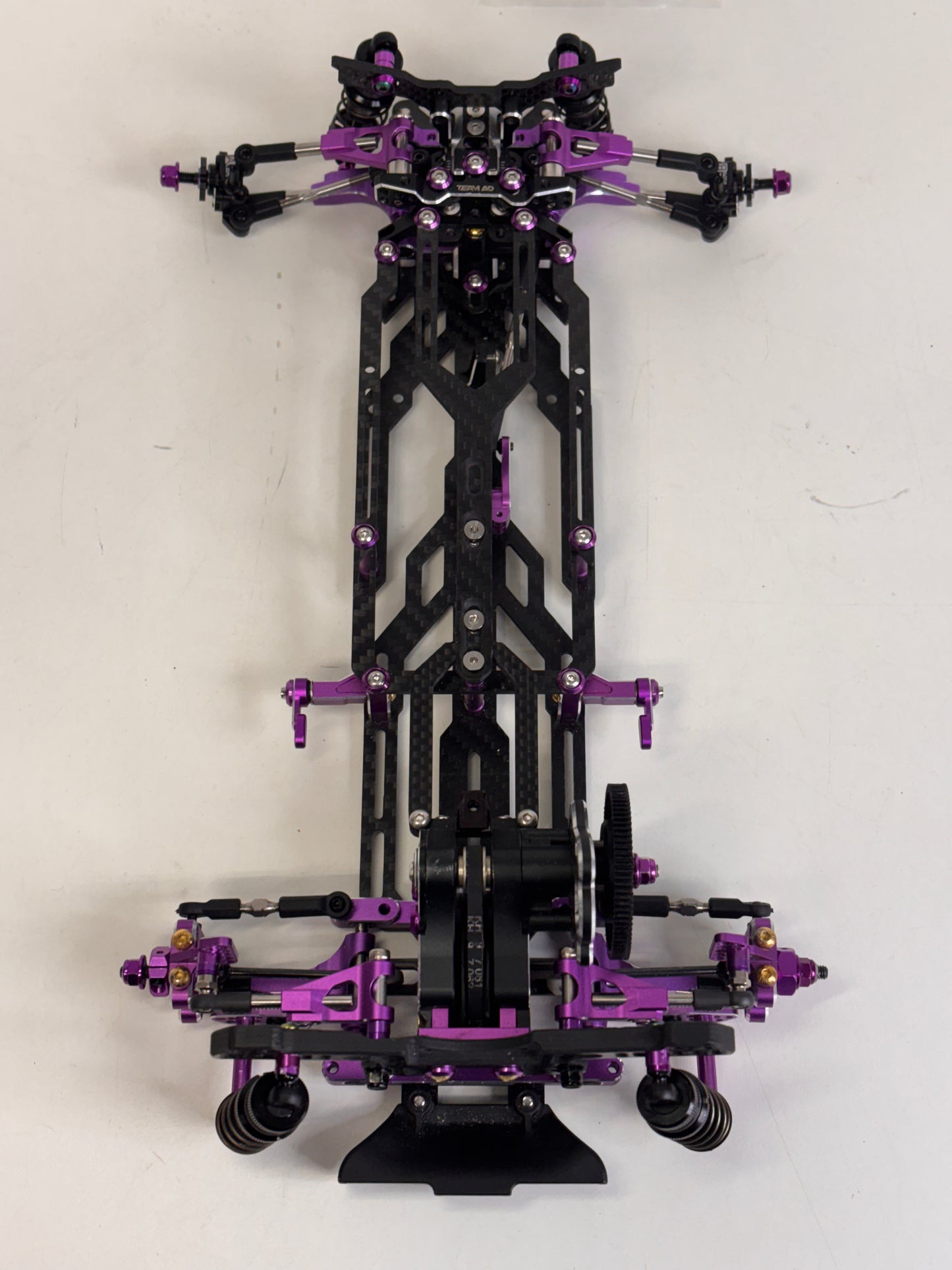 Team AD RD2 RDX Black Purple Alloy Carbon Chassis RWD Carbon Fury