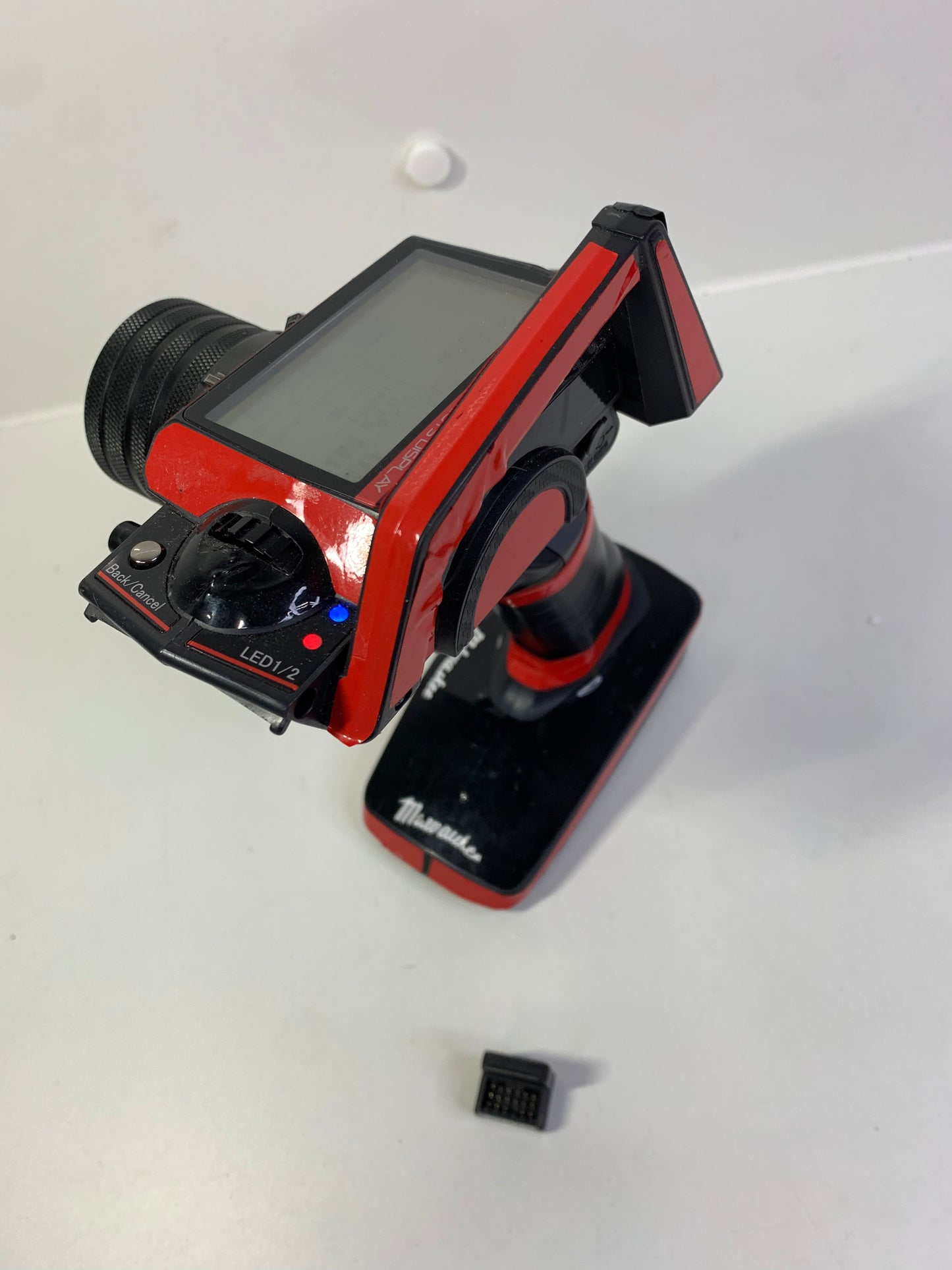 Sanwa MT4S Controller & Receiver Alloy SA3R Wheel Red Black