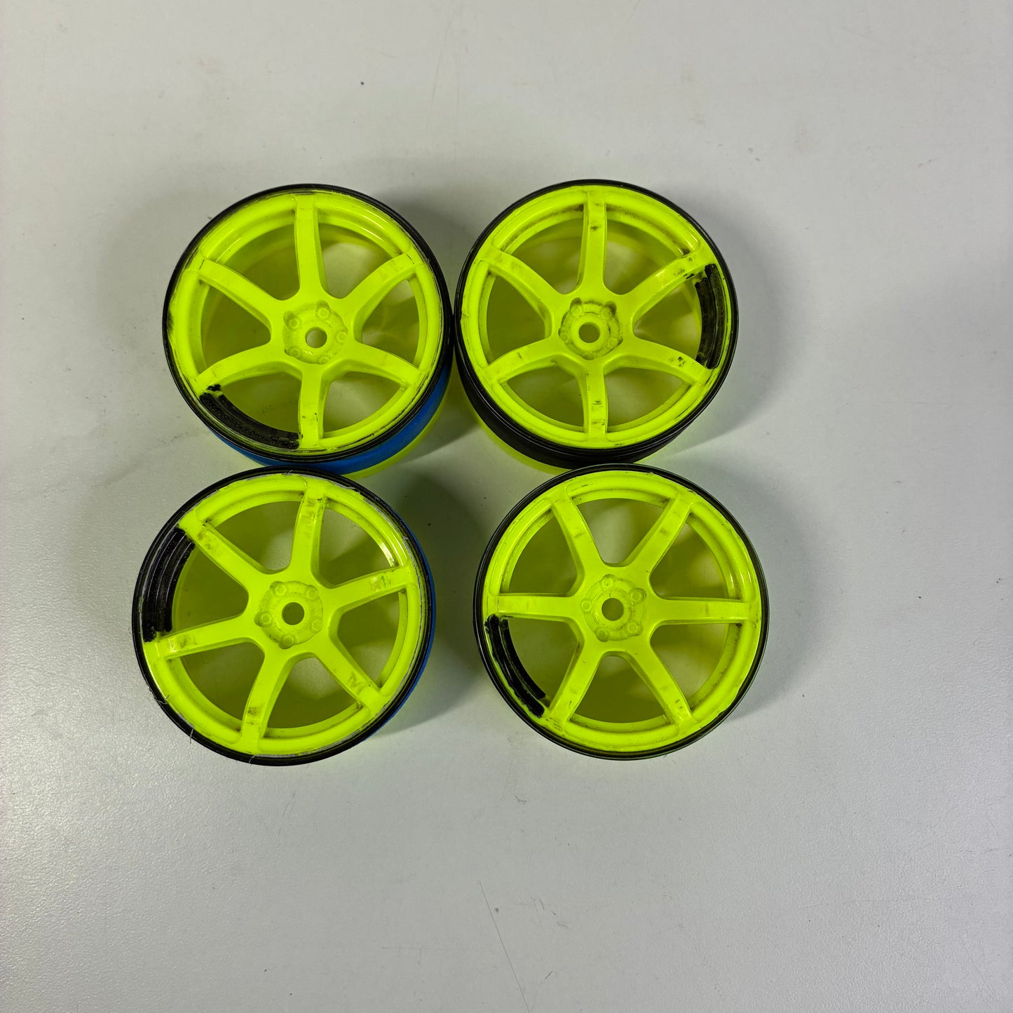 Yokomo Yellow Wheels Offset 6mm