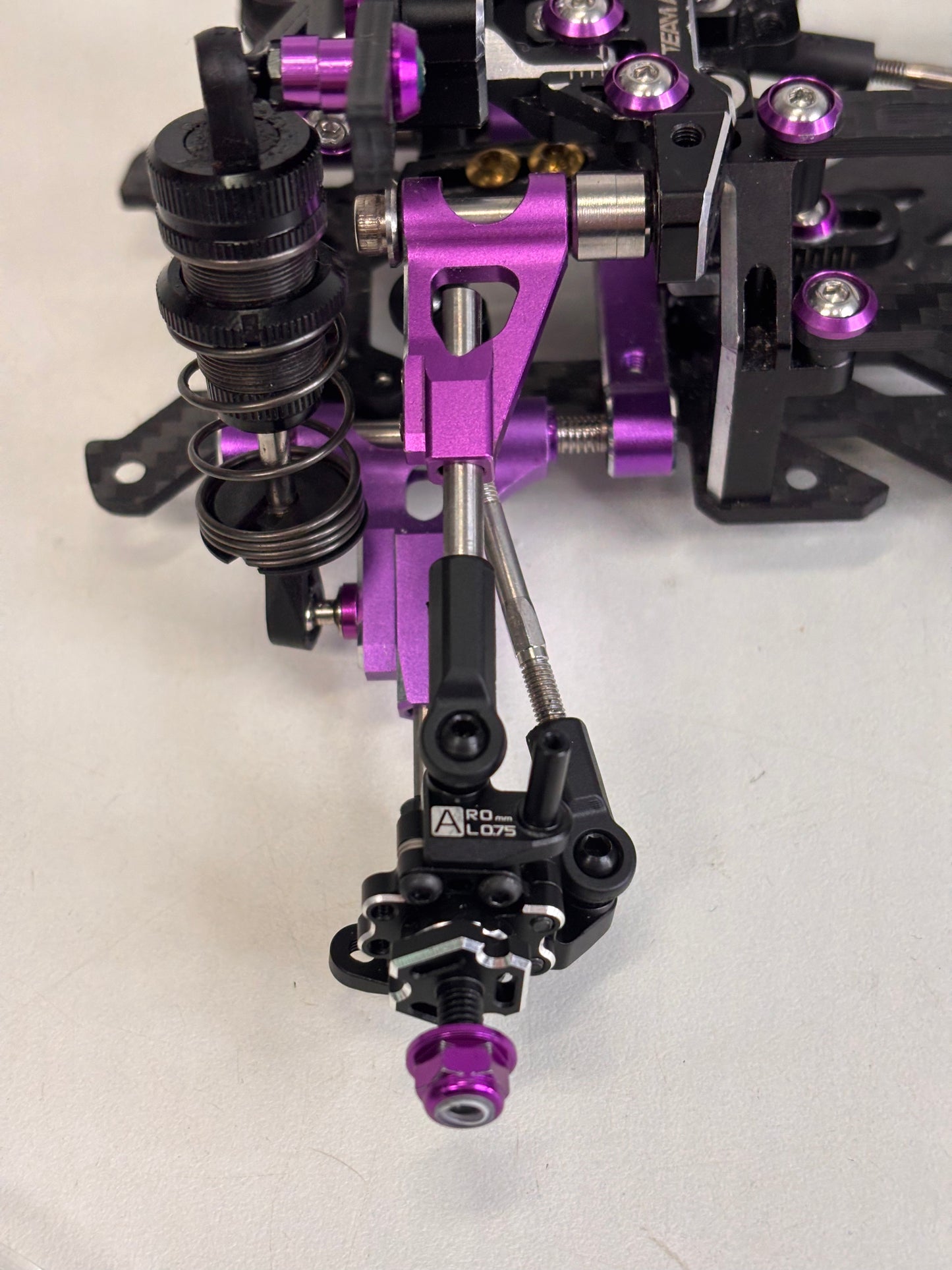 Team AD RD2 RDX Black Purple Alloy Carbon Chassis RWD Carbon Fury