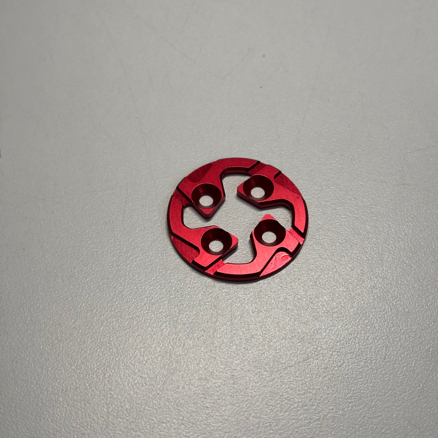 Red Alloy Spur Holder Cover