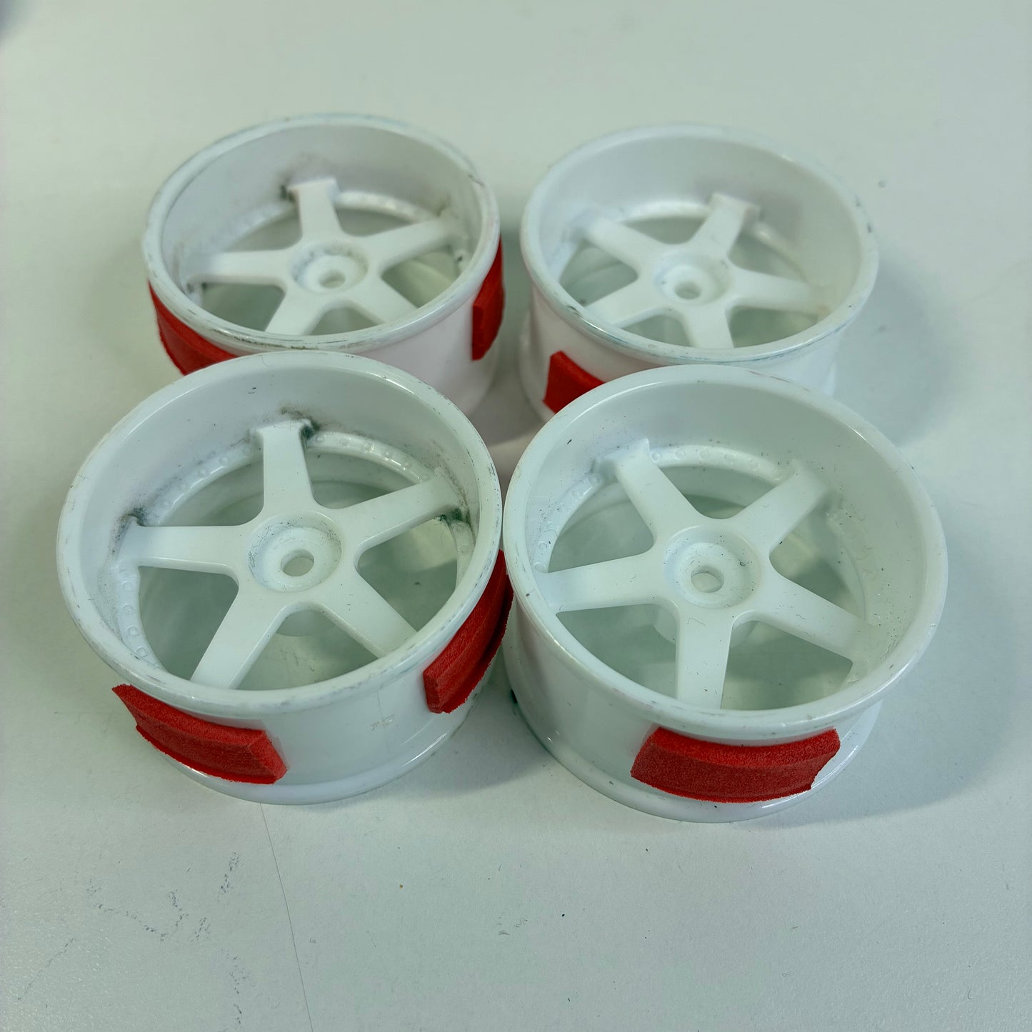 Yokomo White Wheels Offset 6/7
