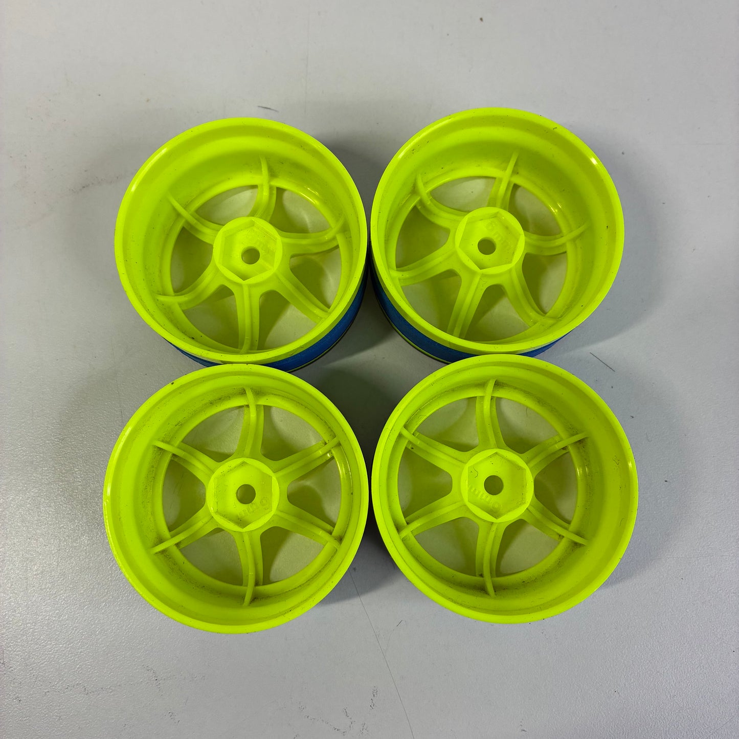 Yokomo Wheels Offset 6mm Yellow