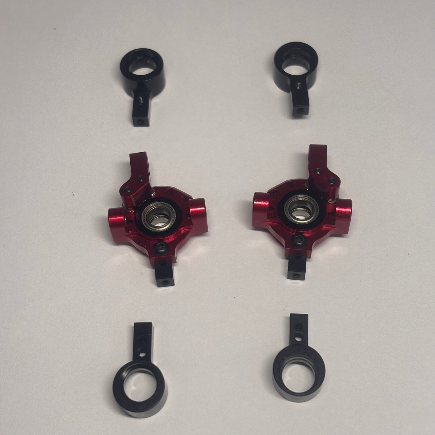MST RMX 2.0 2.5 Red Alloy Adjustable Knuckles