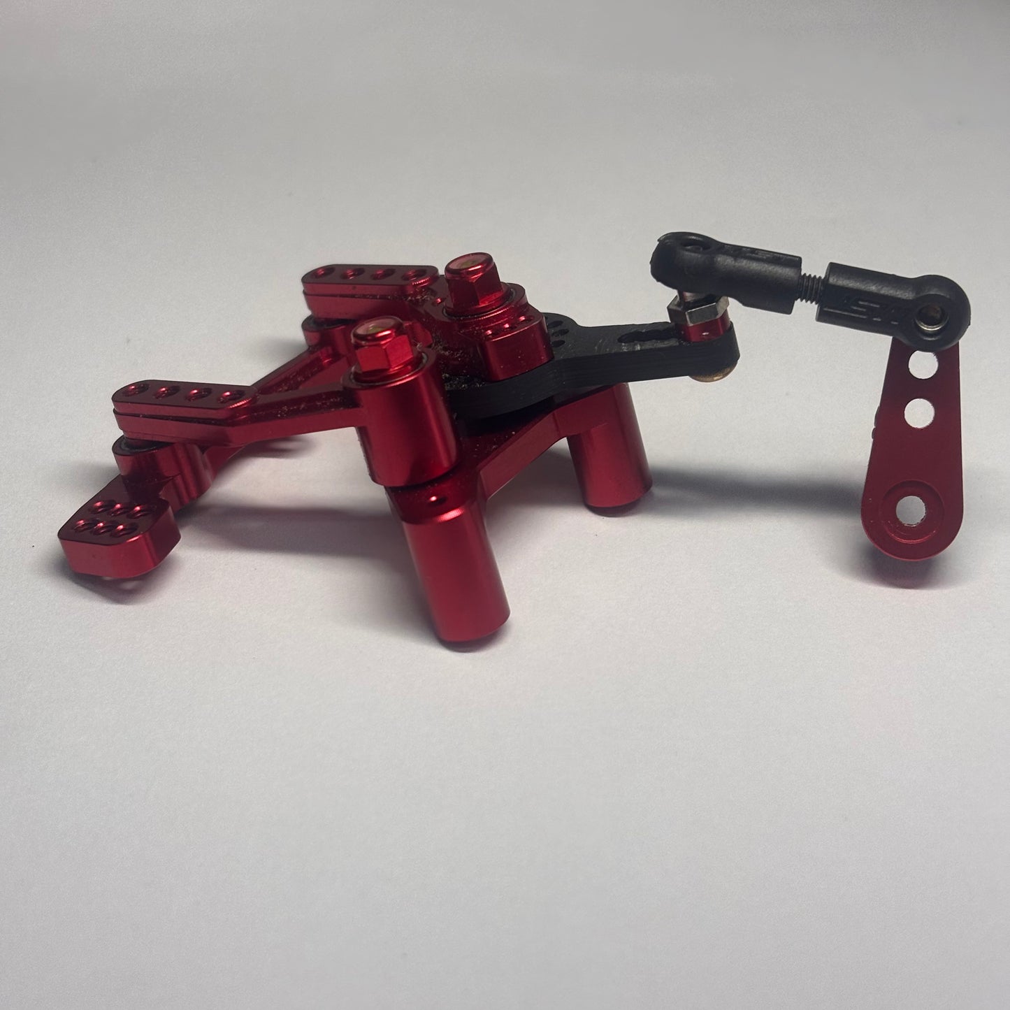 MST RMX 2.0 2.5 Steering Rack Red Alloy Full Complete