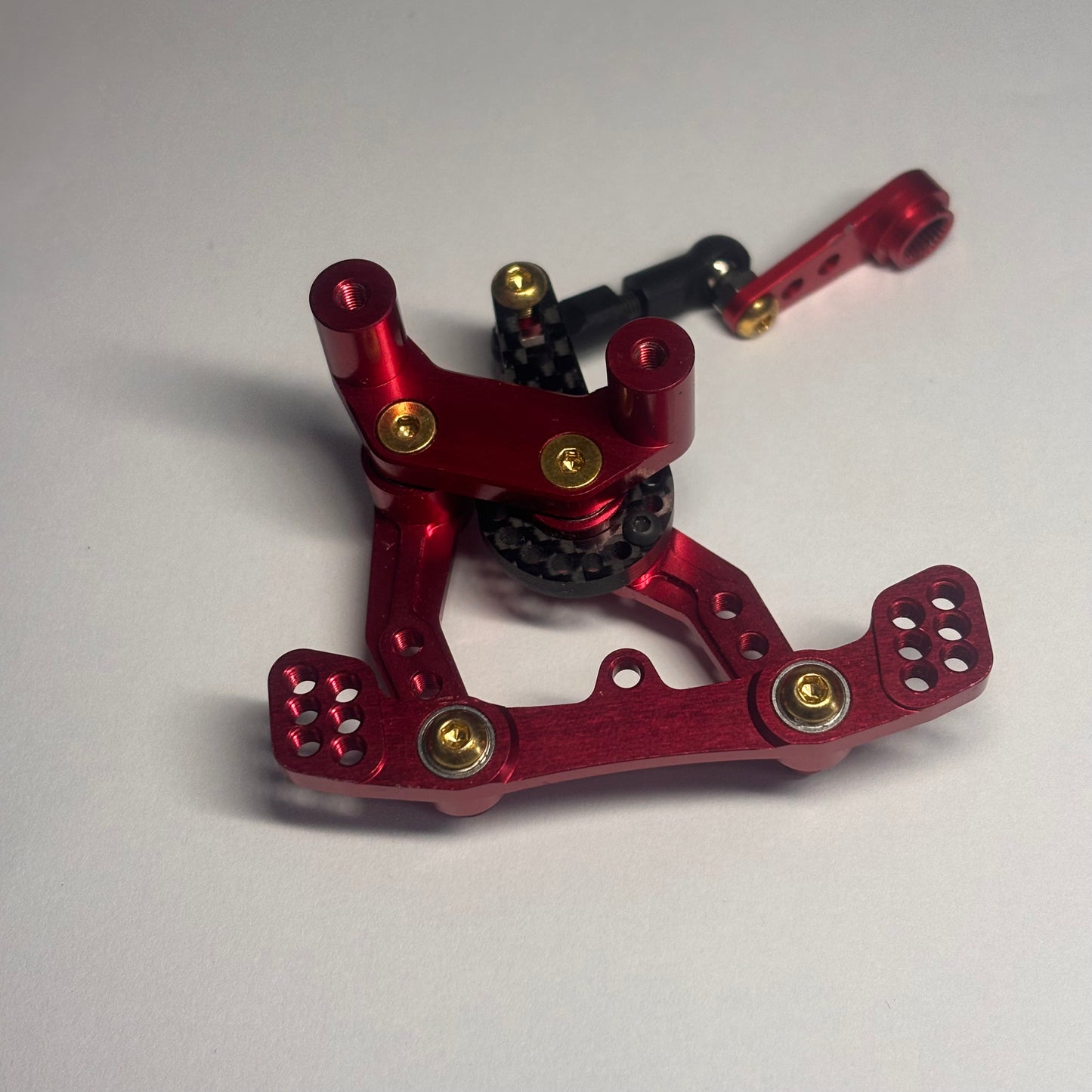 MST RMX 2.0 2.5 Steering Rack Red Alloy Full Complete