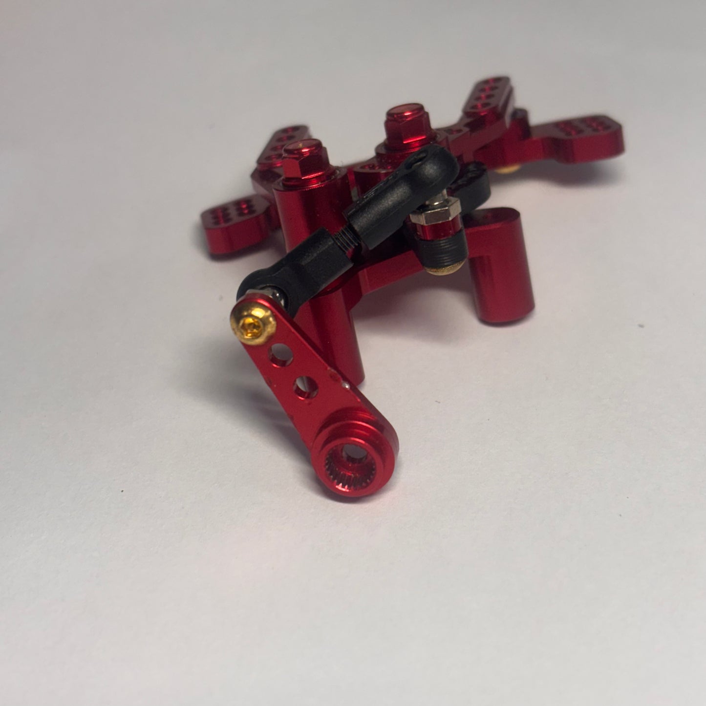 MST RMX 2.0 2.5 Steering Rack Red Alloy Full Complete