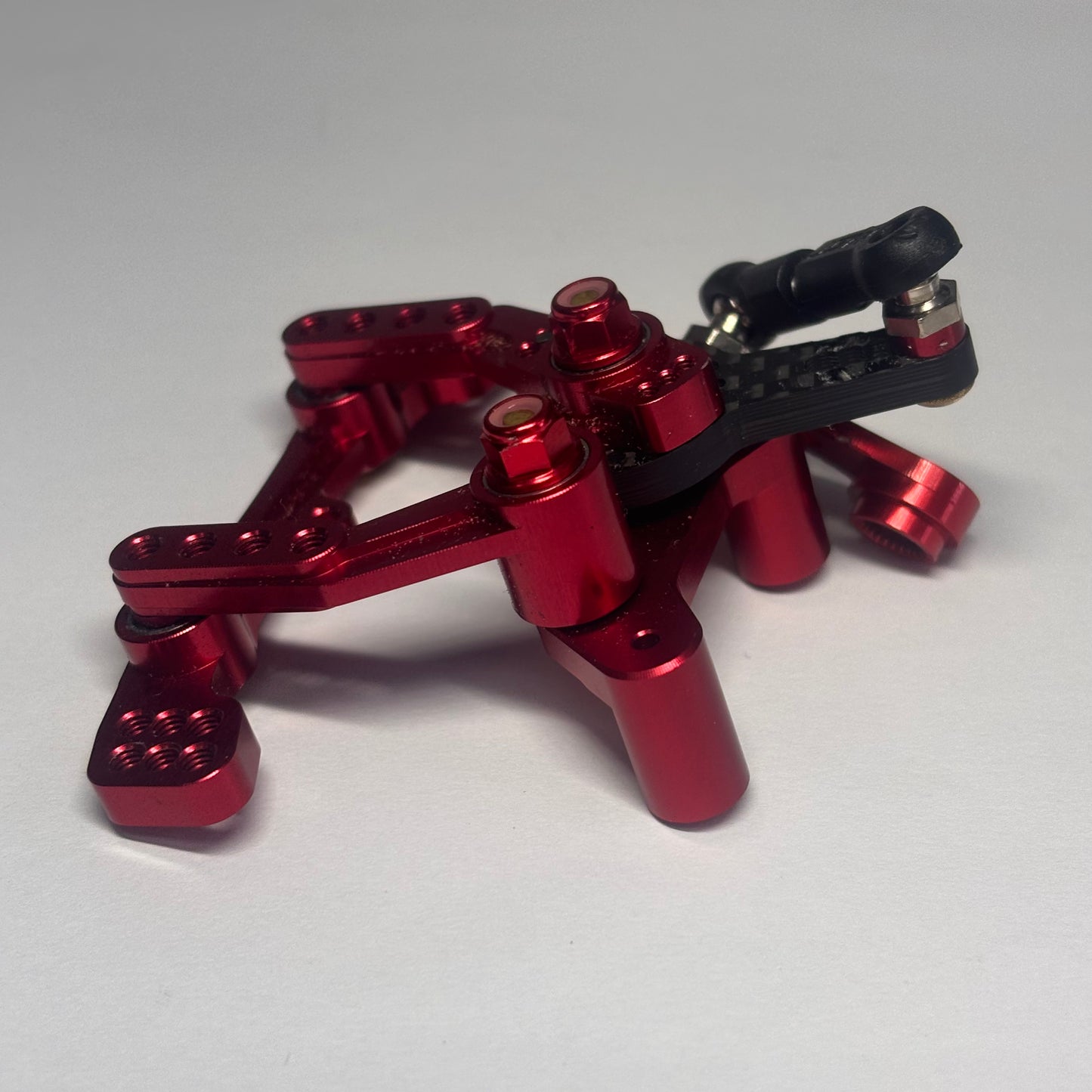 MST RMX 2.0 2.5 Steering Rack Red Alloy Full Complete