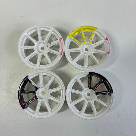 White Wheels Multi Spoke Offset 3mm