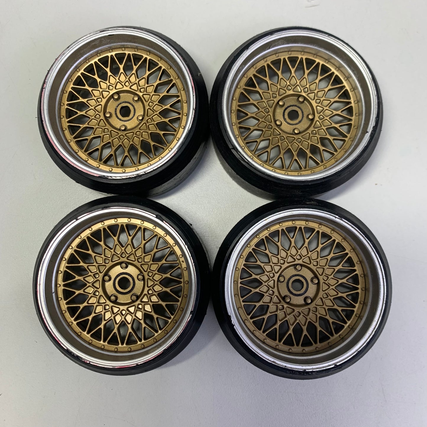 MST wheels Silver Gold Offset 5/7 & Tyres