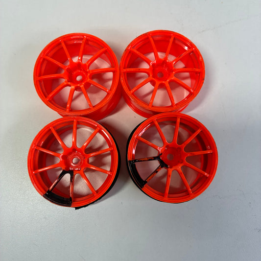 MST Orange Wheels Offset 3mm