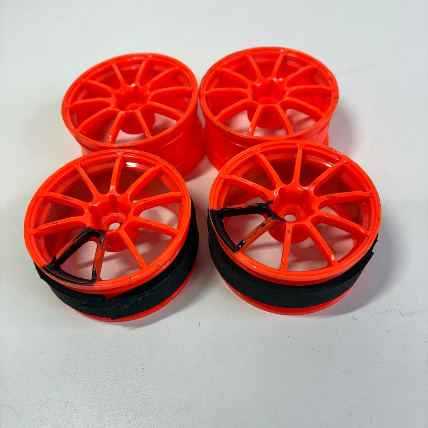 MST Orange Wheels Offset 3mm