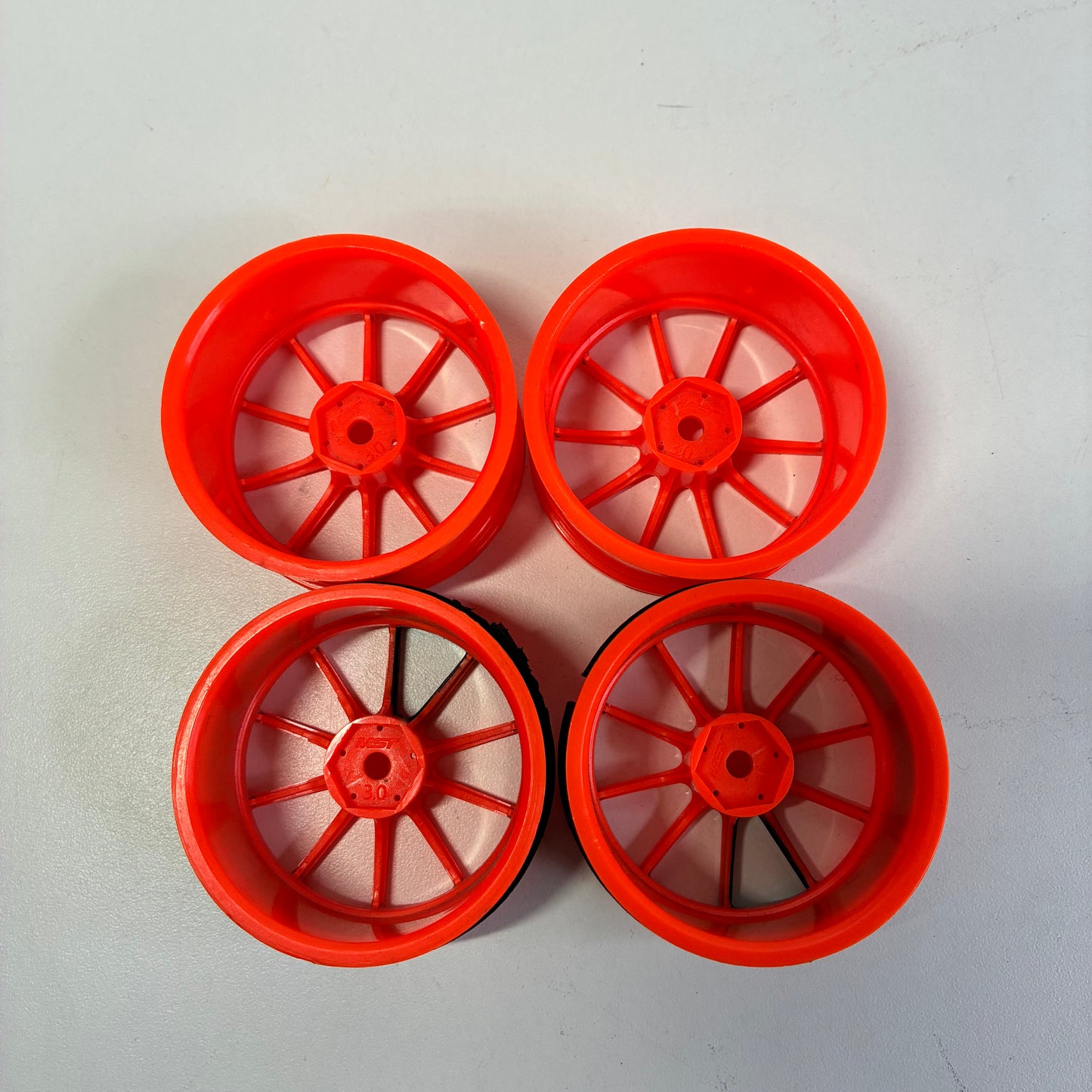 MST Orange Wheels Offset 3mm