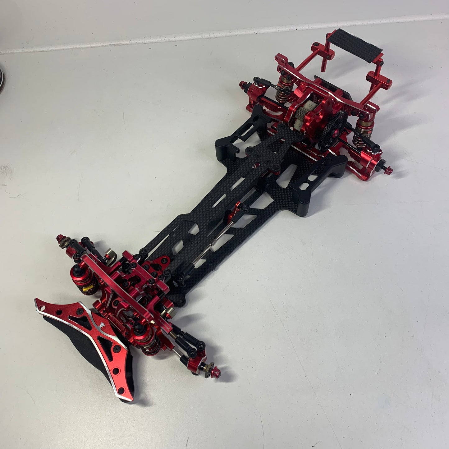 Yokomo SD2 Full Hop Up Red Alloy Drift Chassis RWD