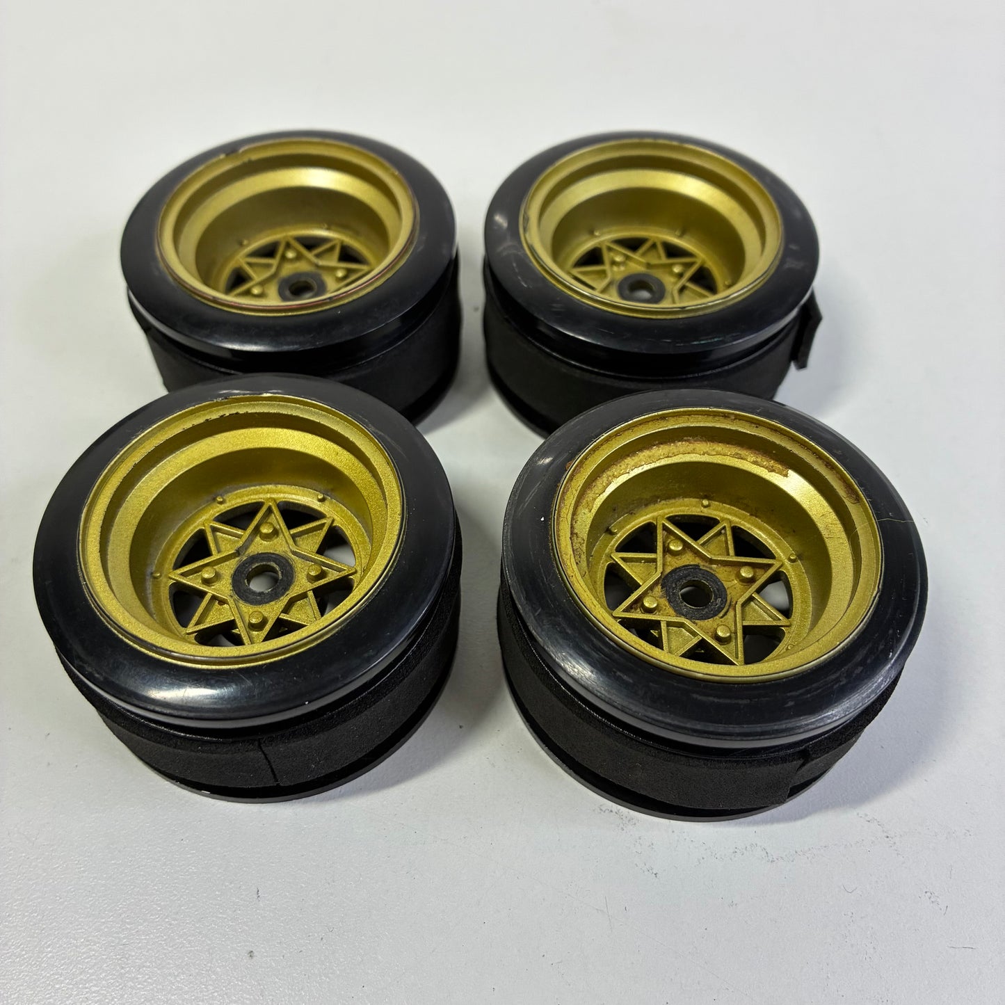 Inch Down Star Shark Gold Wheels Offset 9