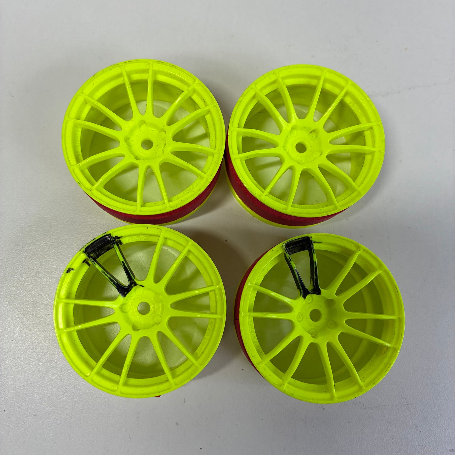Yokomo Yellow Wheels Work ZR7 Offset 3