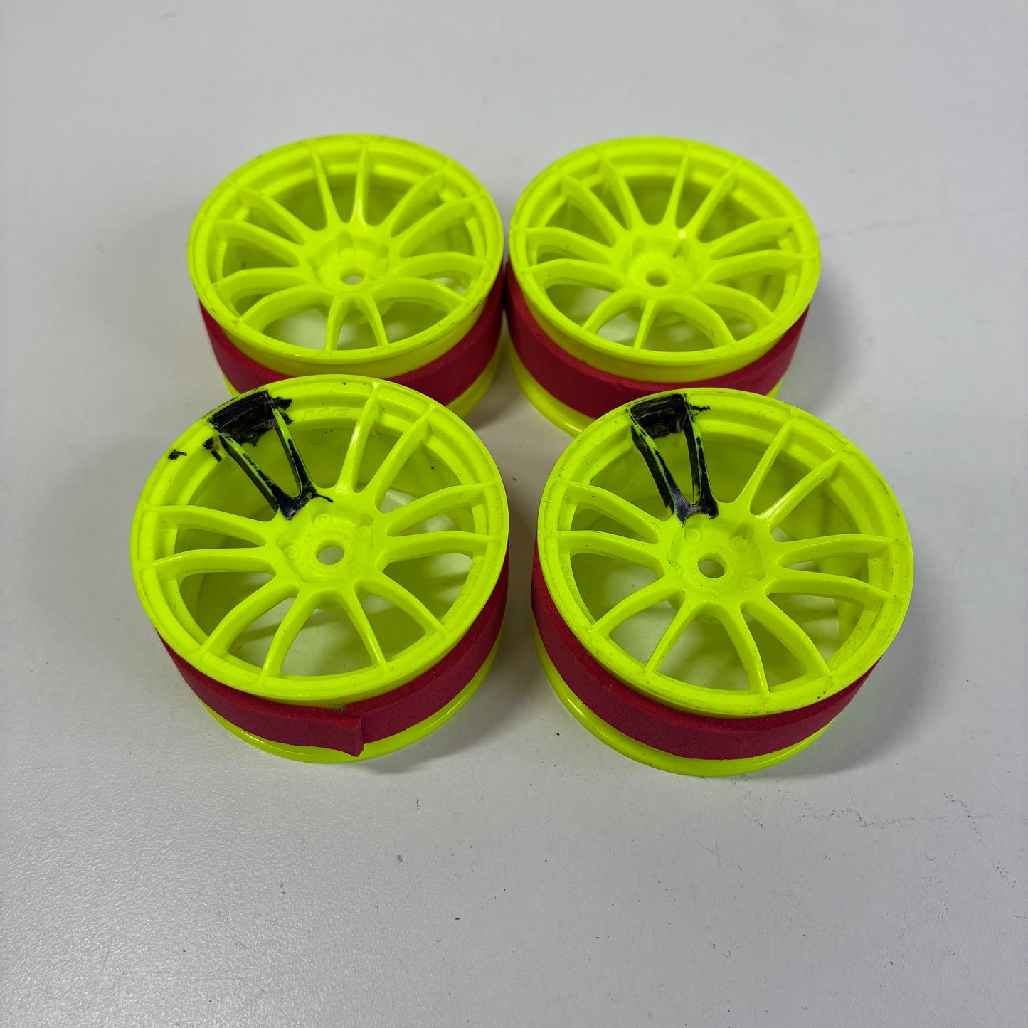 Yokomo Yellow Wheels Work ZR7 Offset 3
