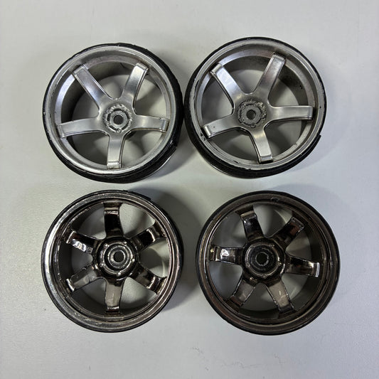 MST & Unbranded Wheels Offset 9/11 Silver Dark Chrome