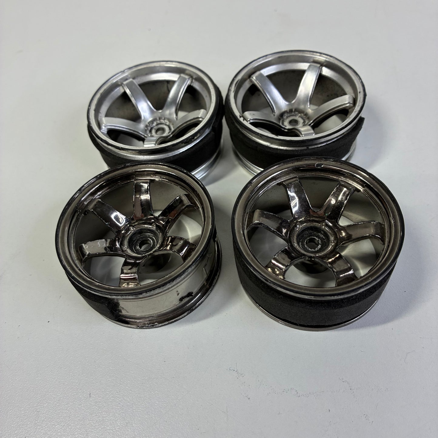 MST & Unbranded Wheels Offset 9/11 Silver Dark Chrome
