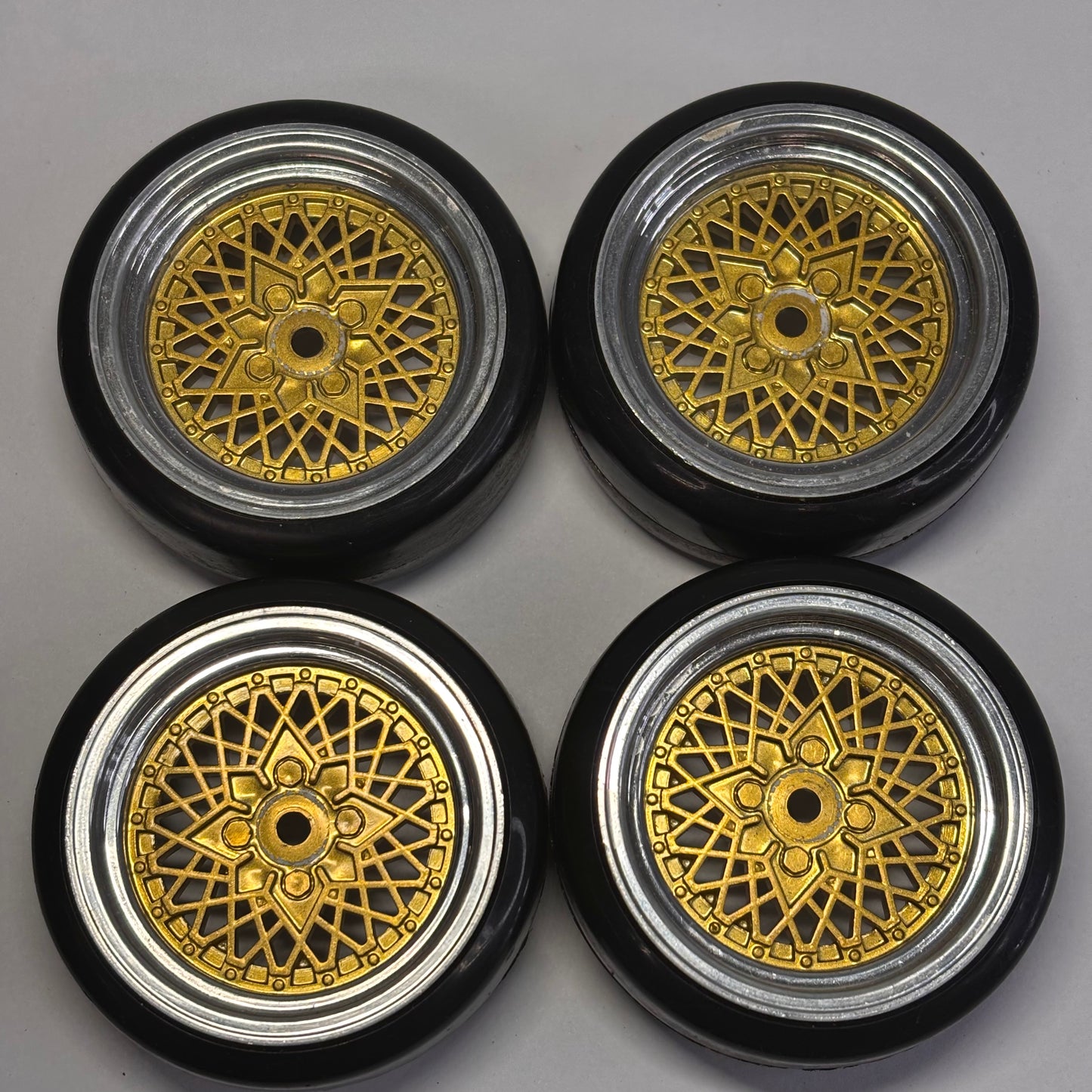 BBS LP86 Mesh Gold Wheels & Tyres Offset 4/5
