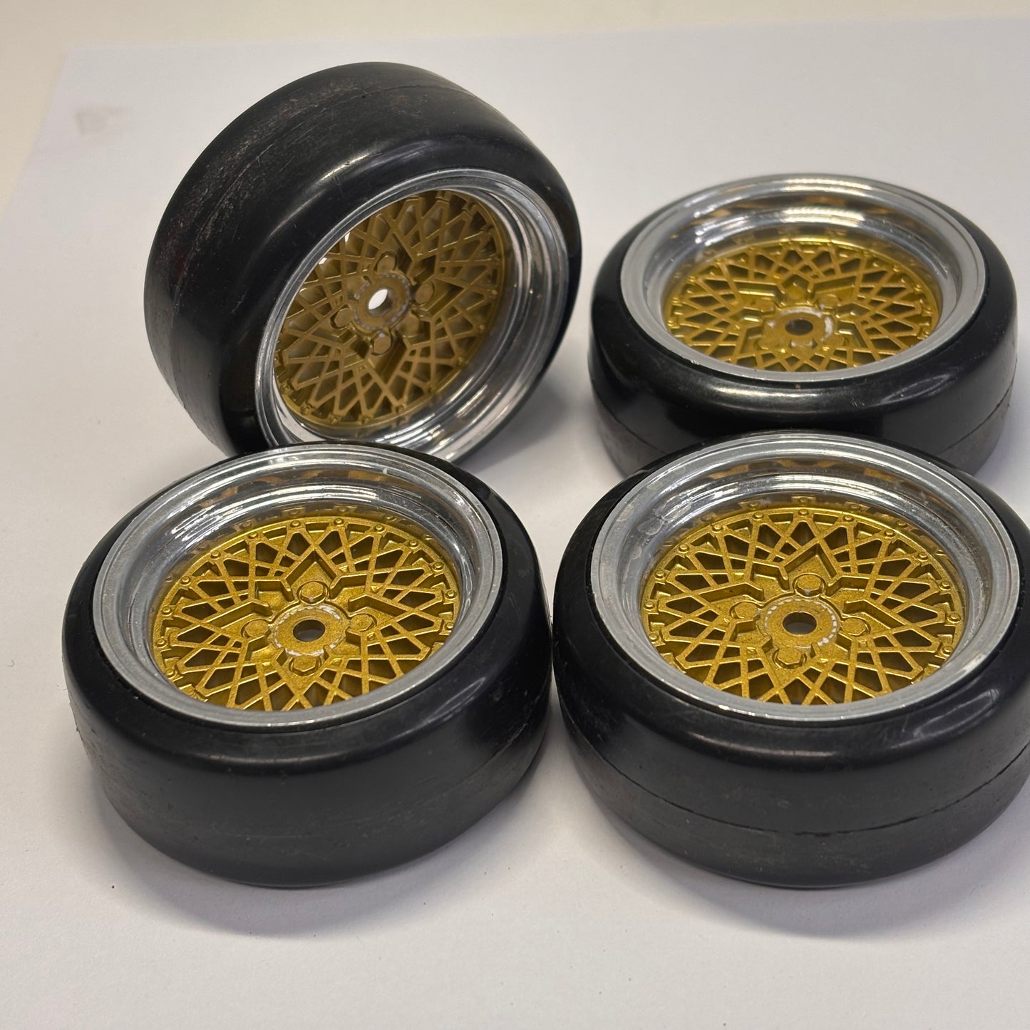 BBS LP86 Mesh Gold Wheels & Tyres Offset 4/5