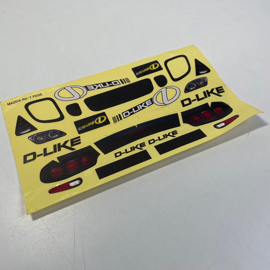 D-Like Stickers Mazda RX-7 F3DS