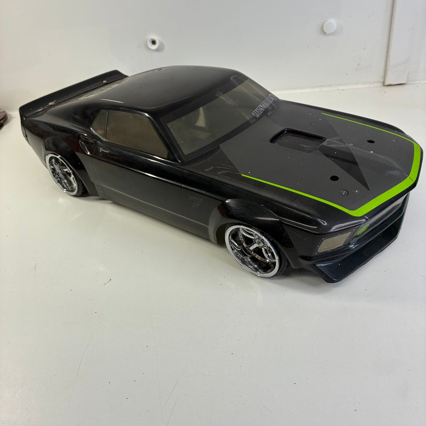 HPI Mustang 200mm+ Black Green Bodyshell