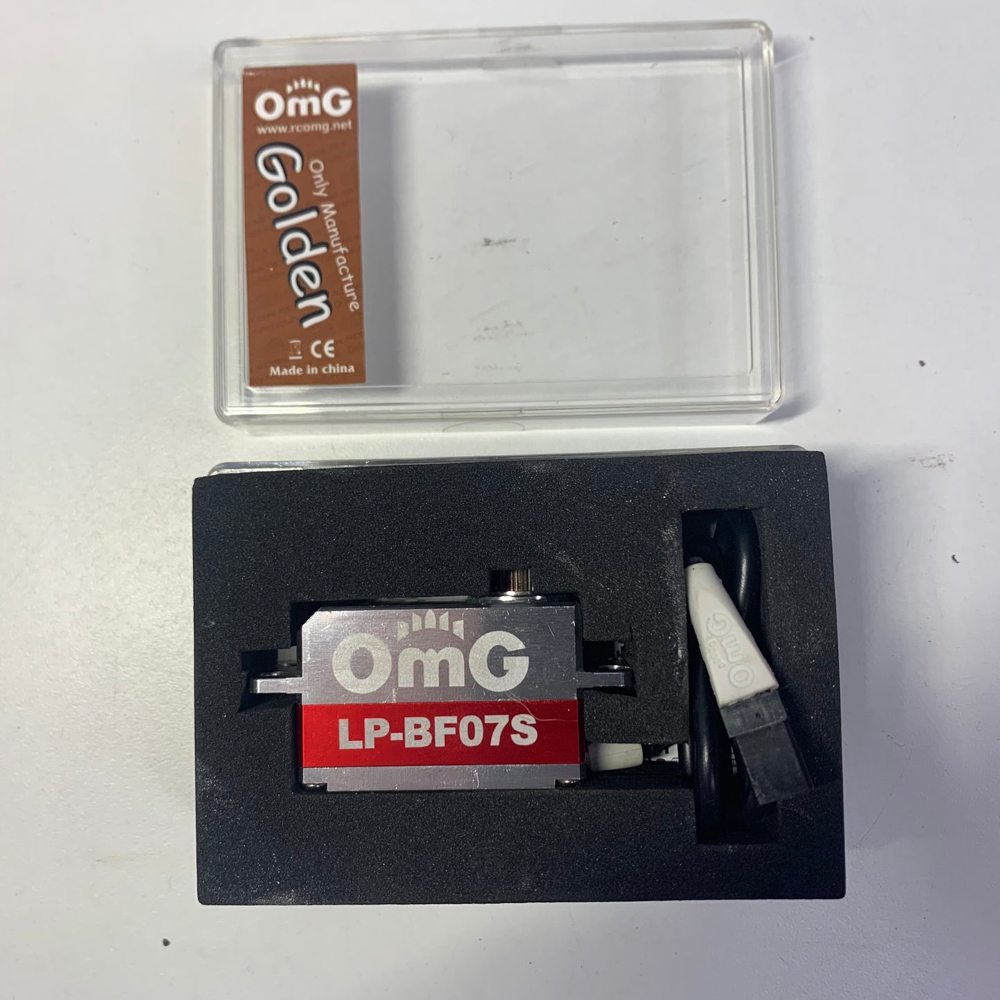 OMG Red Silver Servo Alloy Boxed LP-BF07S