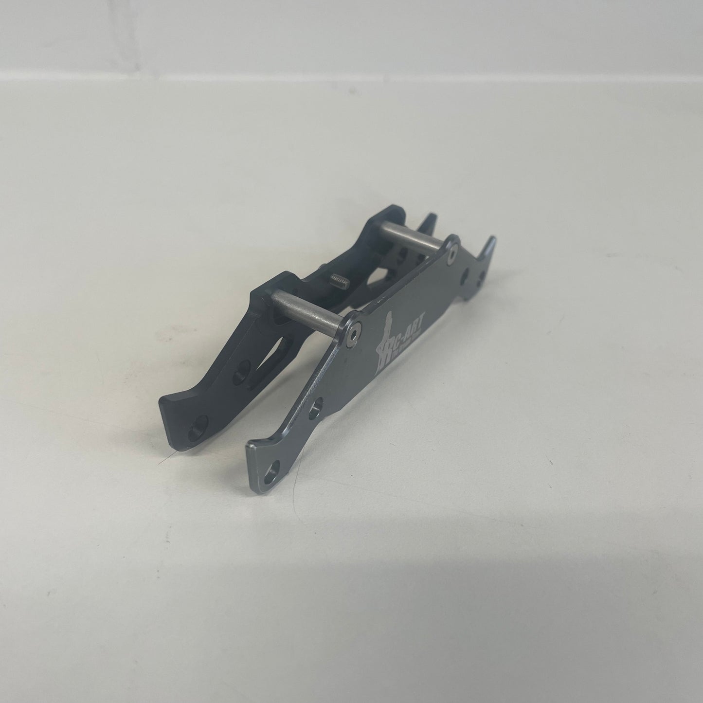 RC Art Front Lower Upper Alloy Double Bumper Set Pair Black Grey