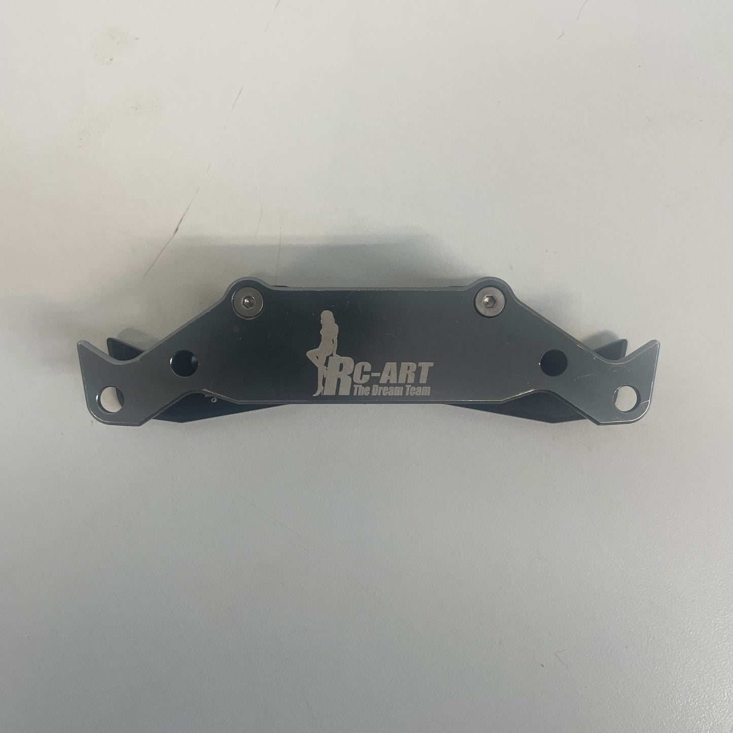 RC Art Front Lower Upper Alloy Double Bumper Set Pair Black Grey