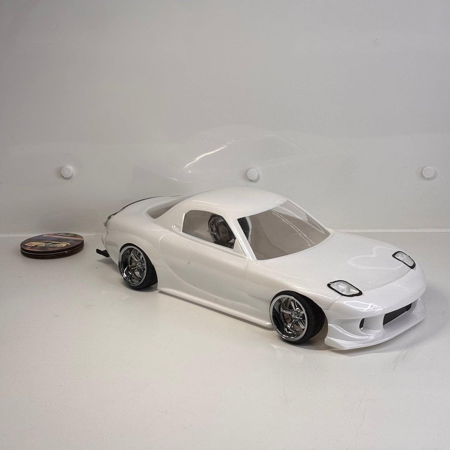 D Like Mazda RX7 FD3S White Bodyshell