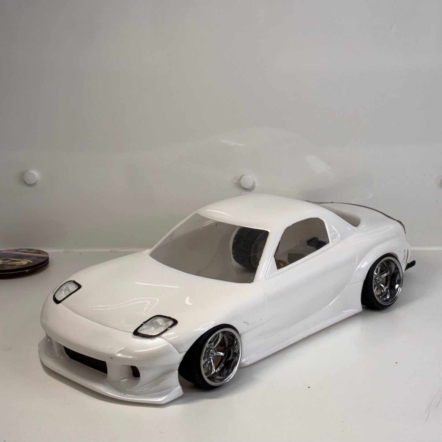 D Like Mazda RX7 FD3S White Bodyshell