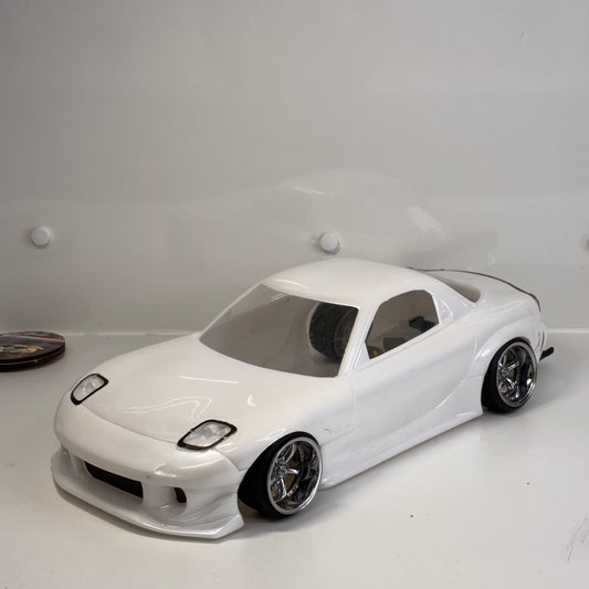 D Like Mazda RX7 FD3S White Bodyshell