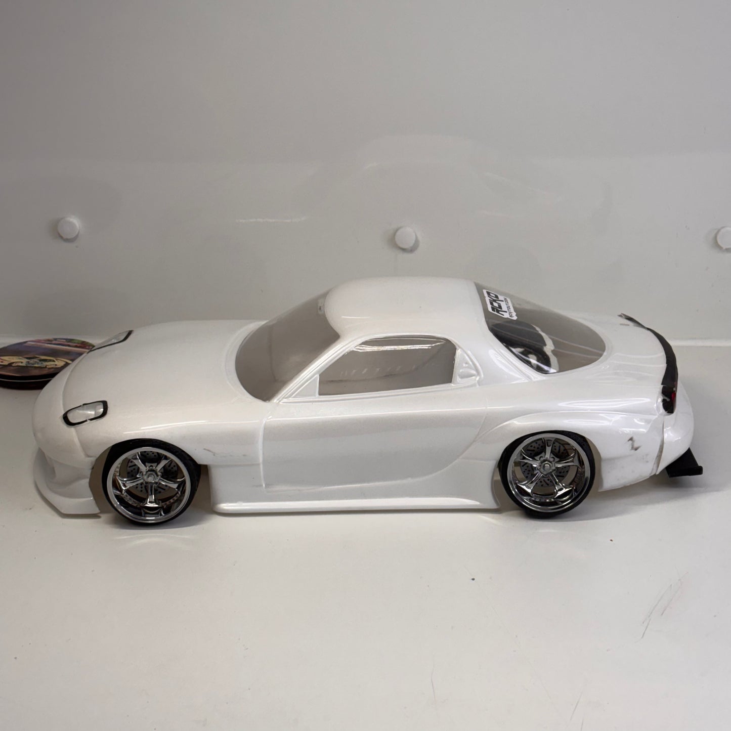 D Like Mazda RX7 FD3S White Bodyshell