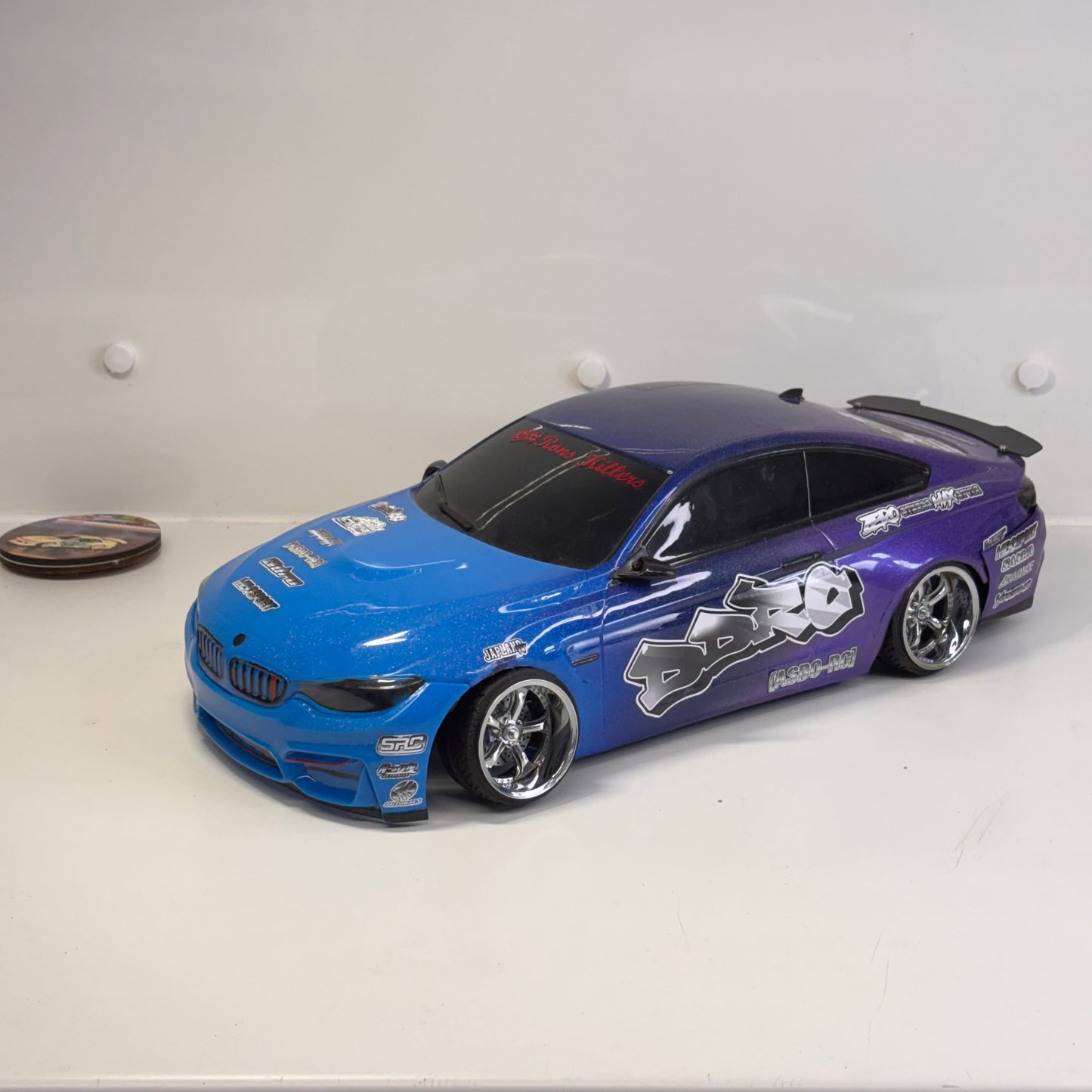 RC Arlos BMW M4 DDRC Bodyshell Easy Made Spoiler