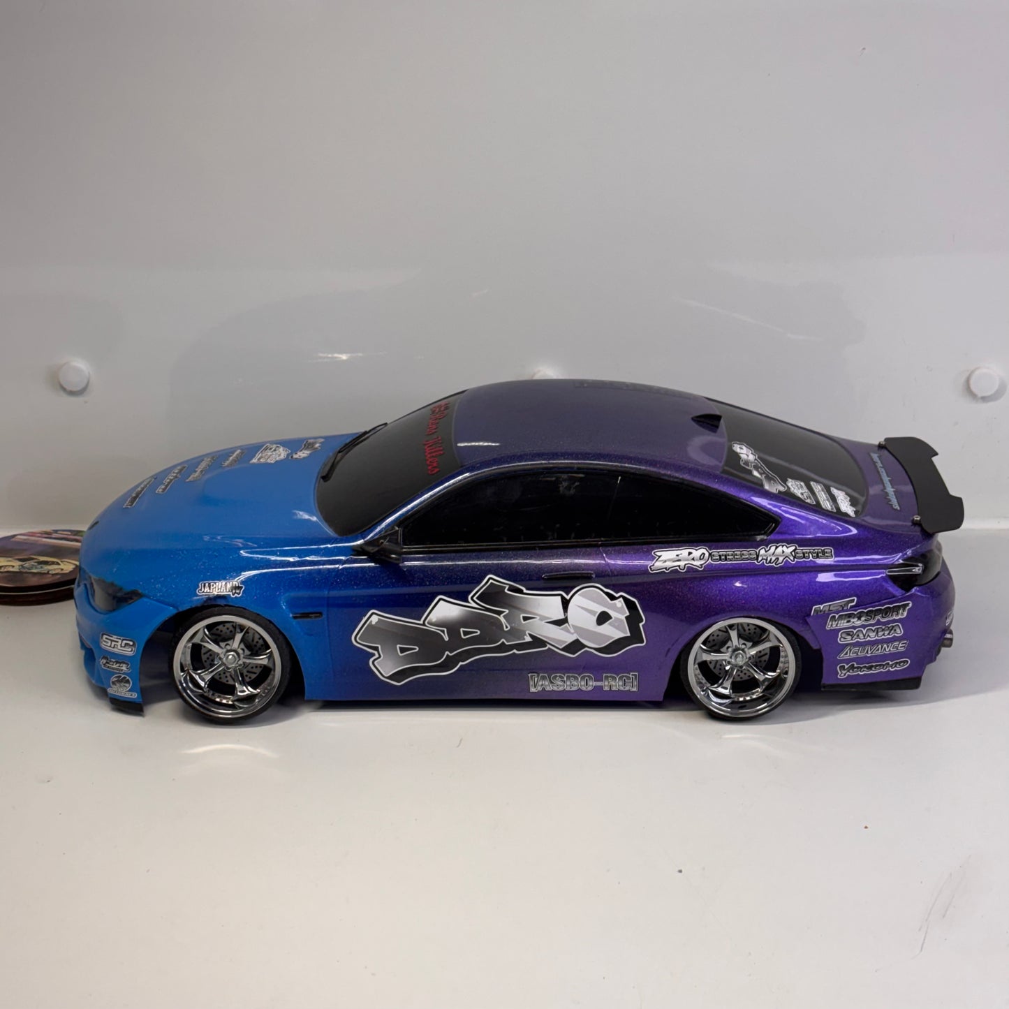 RC Arlos BMW M4 DDRC Bodyshell Easy Made Spoiler