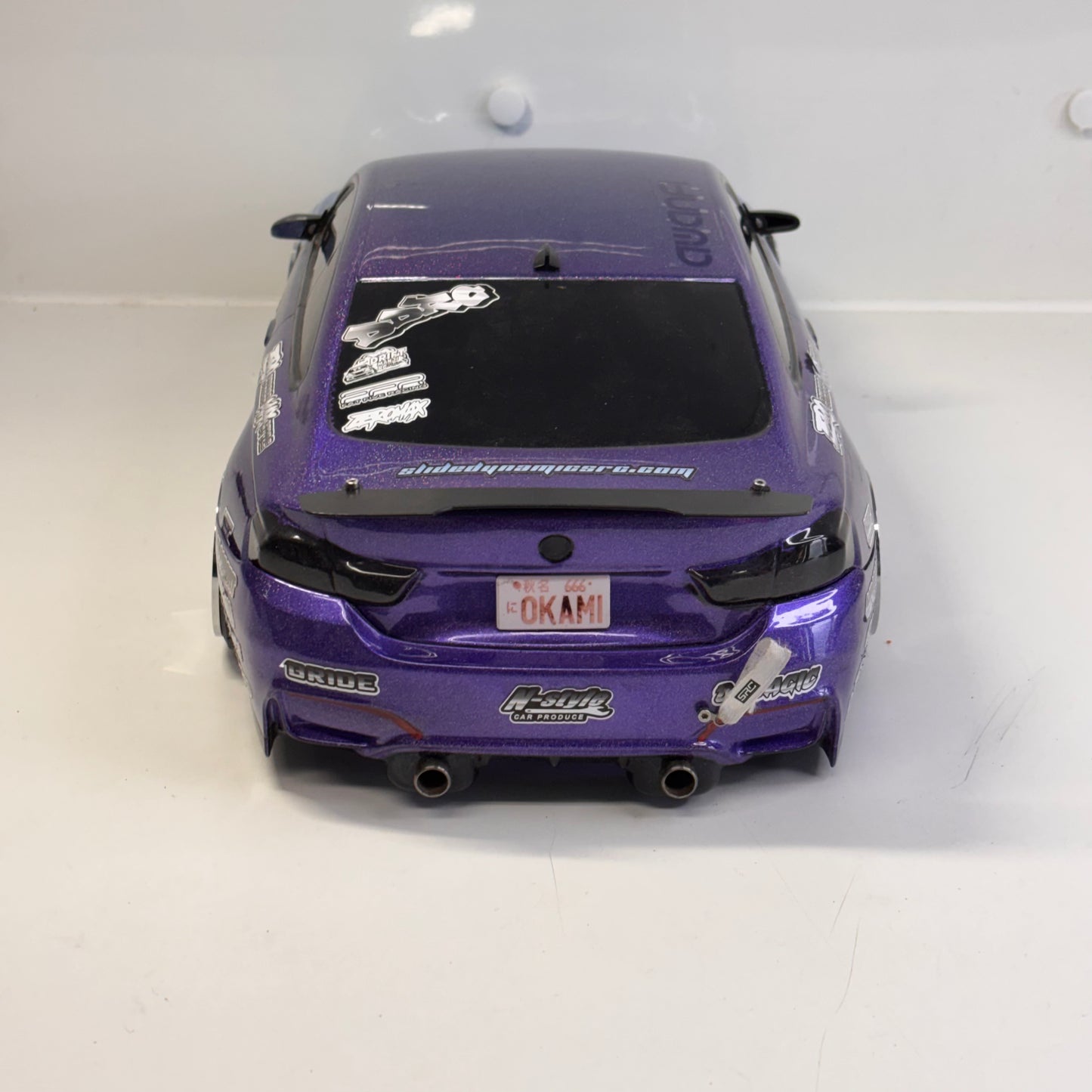 RC Arlos BMW M4 DDRC Bodyshell Easy Made Spoiler