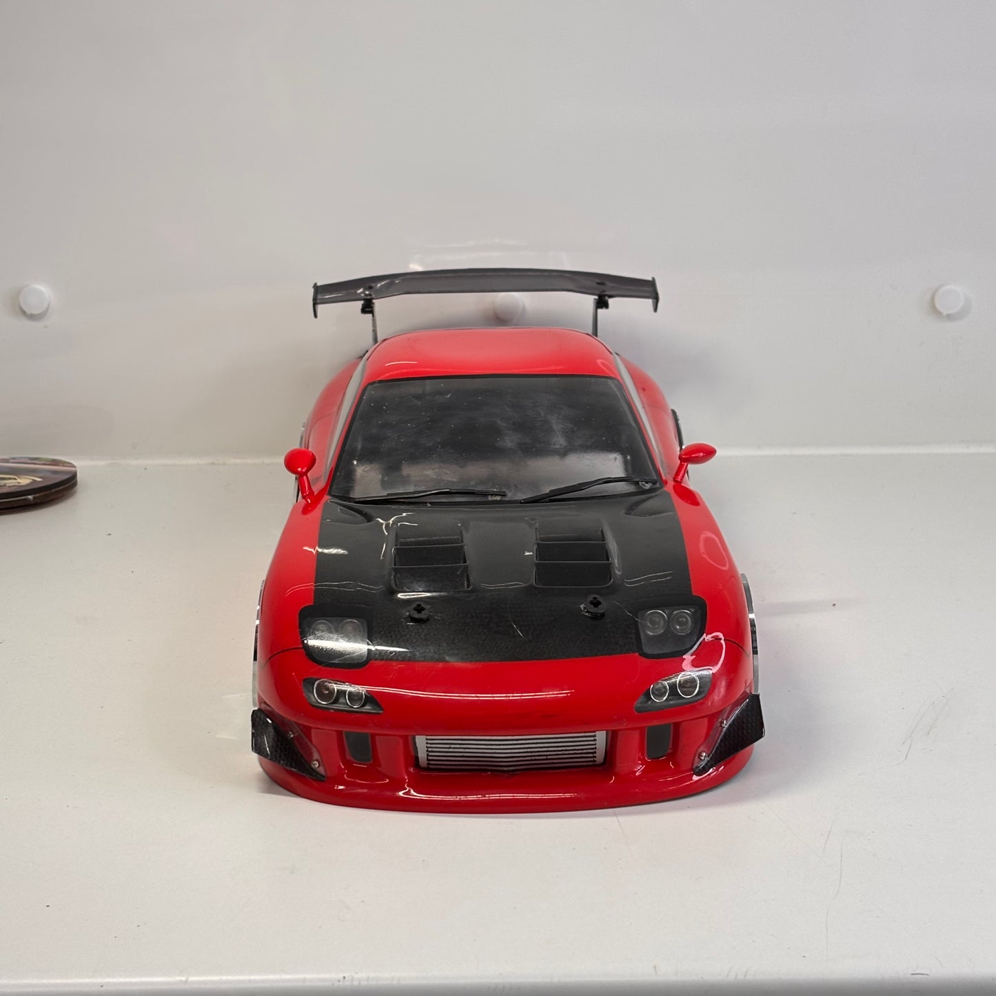 Yokomo SD-REABA Mazda RX7 Red Drift Bodyshell