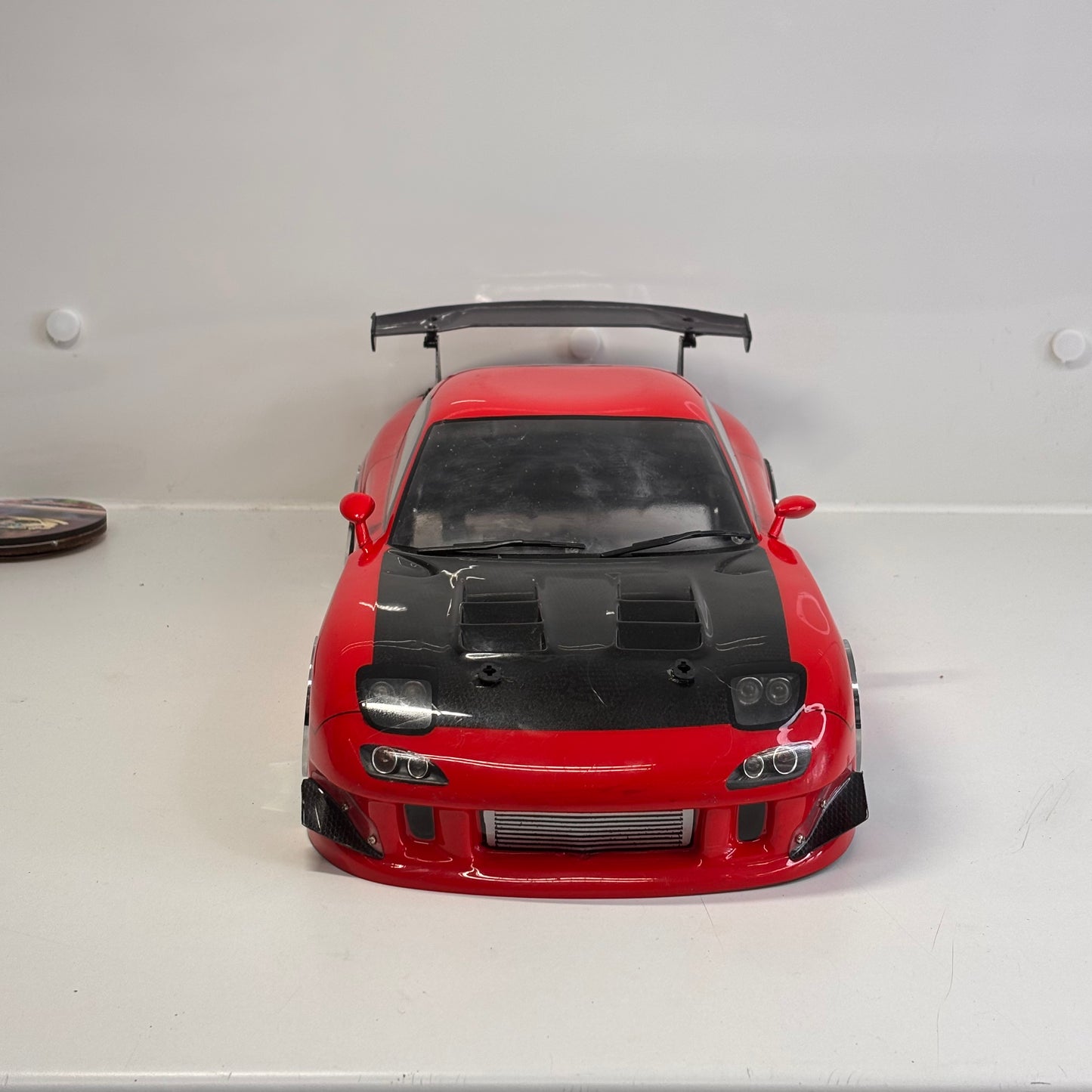 Yokomo SD-REABA Mazda RX7 Red Drift Bodyshell