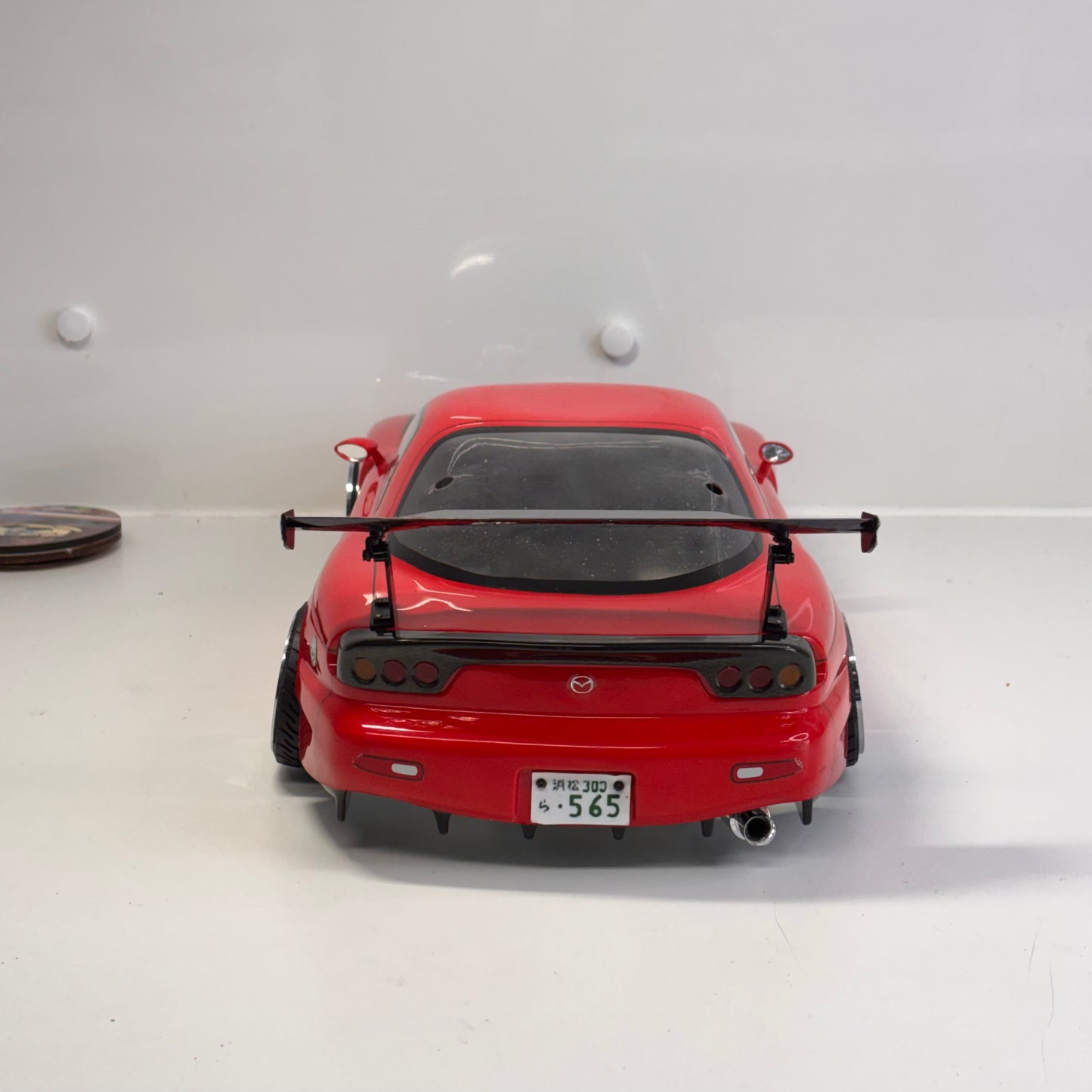 Yokomo SD-REABA Mazda RX7 Red Drift Bodyshell