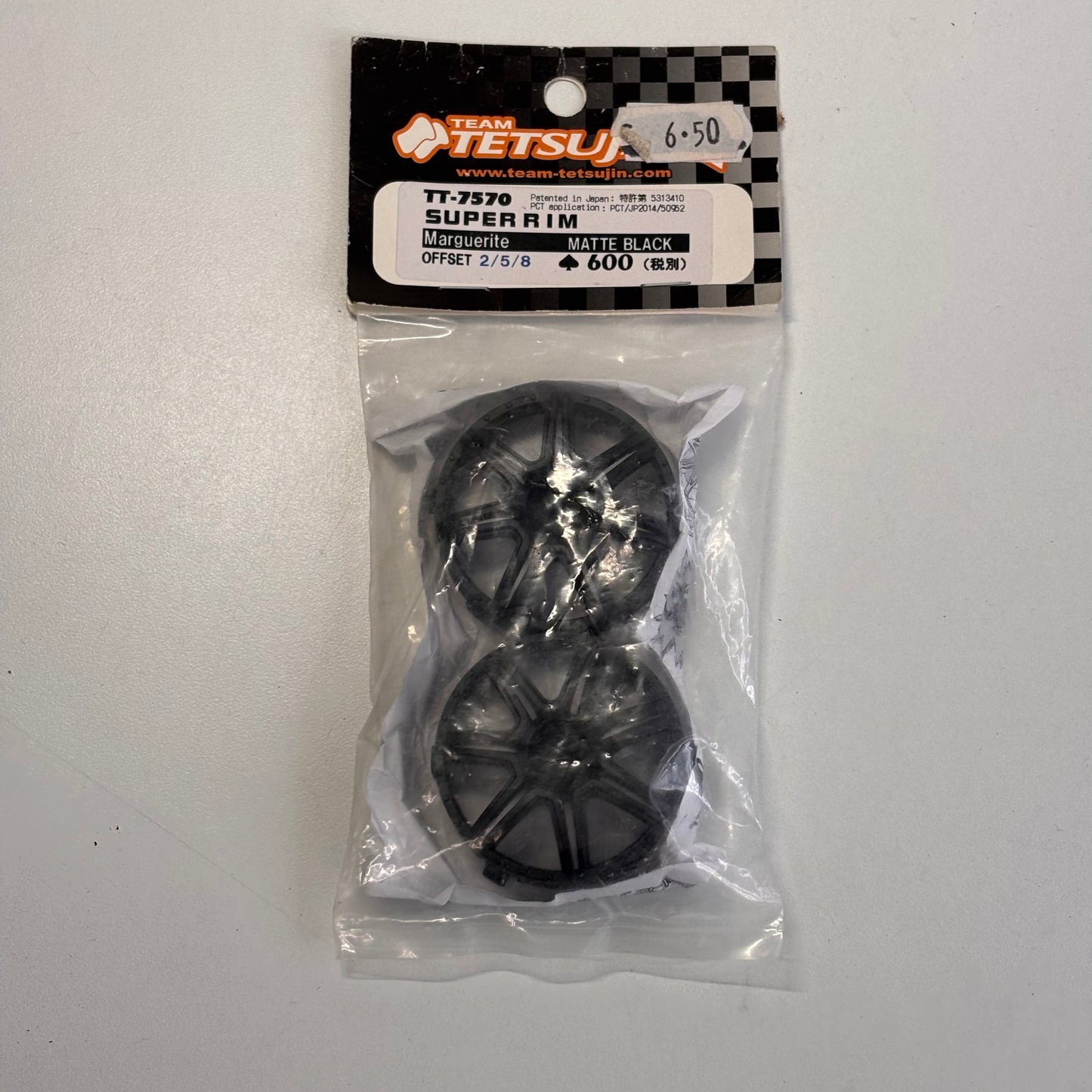 Team Tetsujin Wheel Centres Matt Black TT-7570