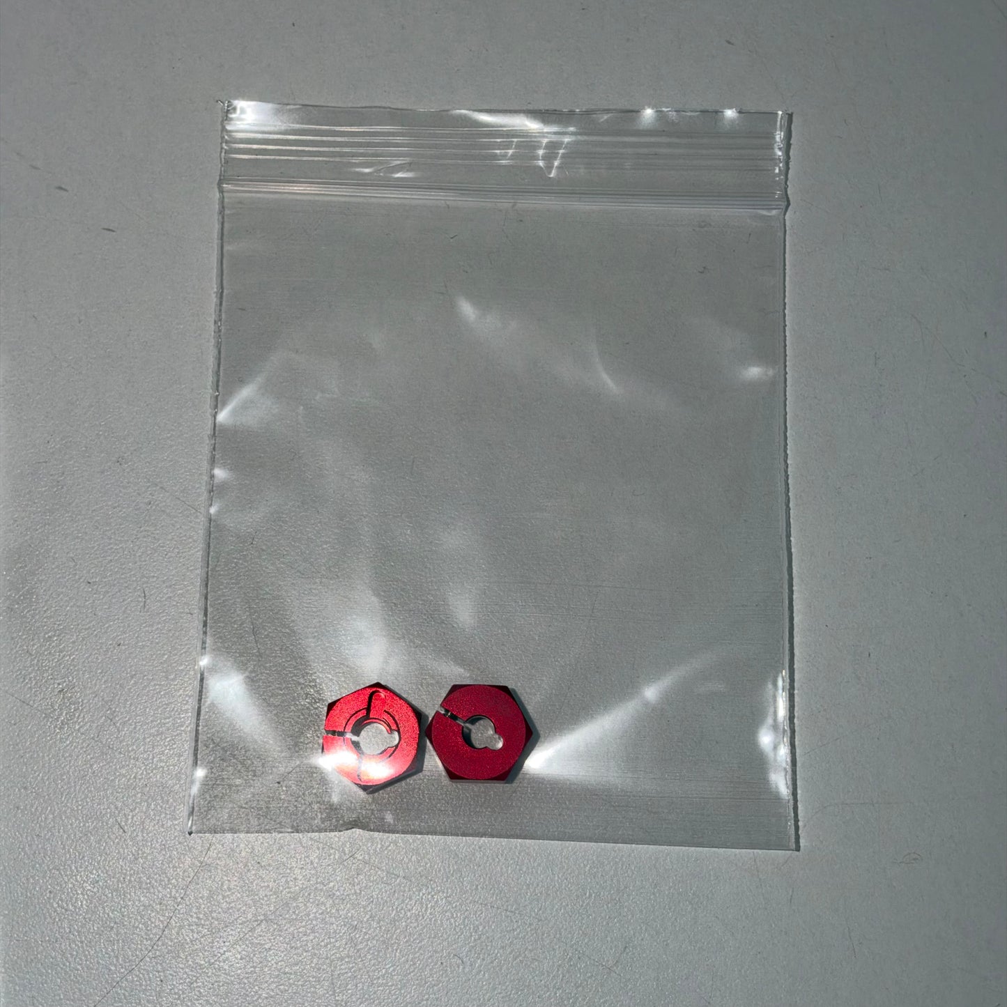 Red Alloy 6mm Wheel Hex